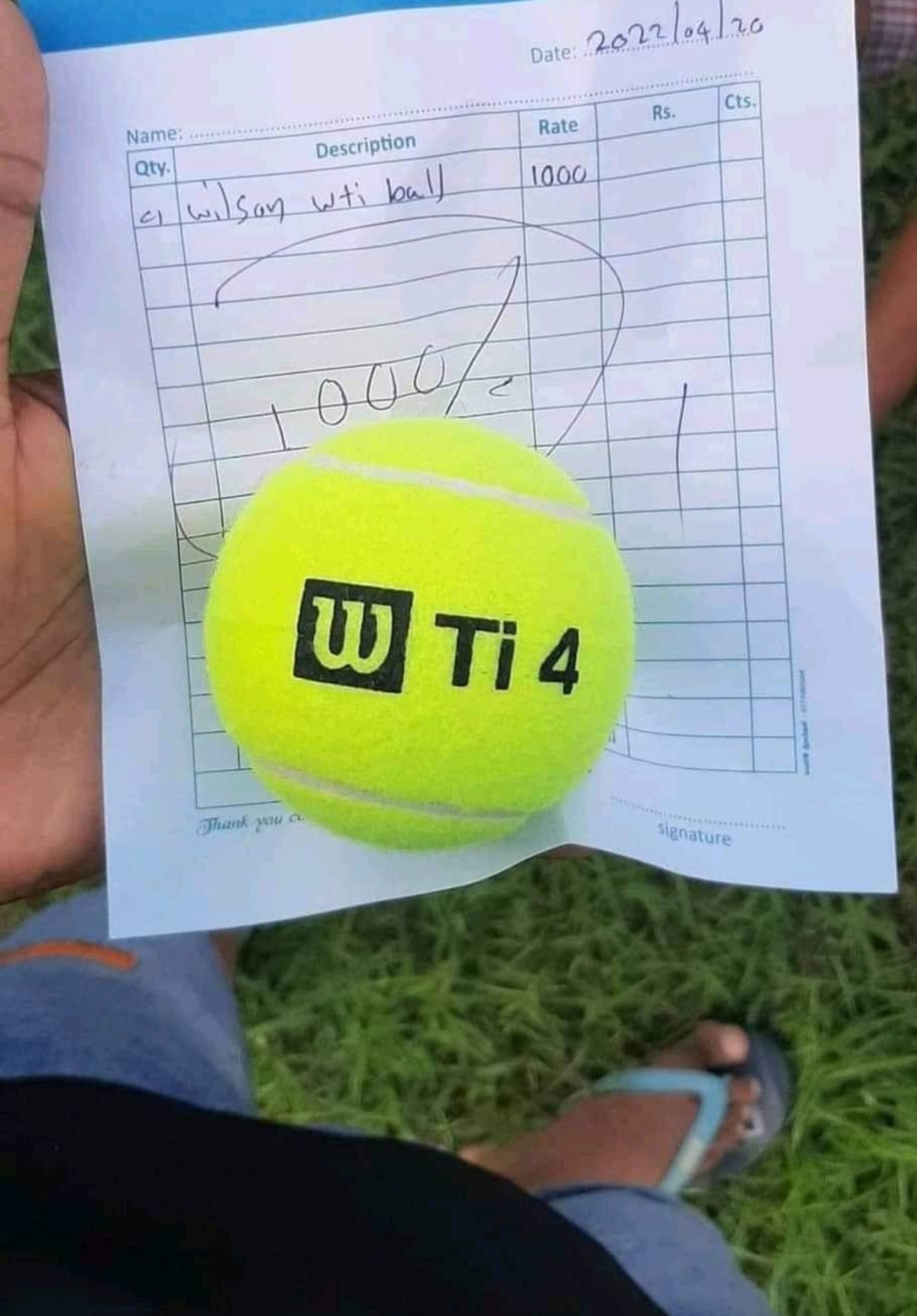 Tennis ball price in Sri Lanka.. This is heartbreaking r/Cricket