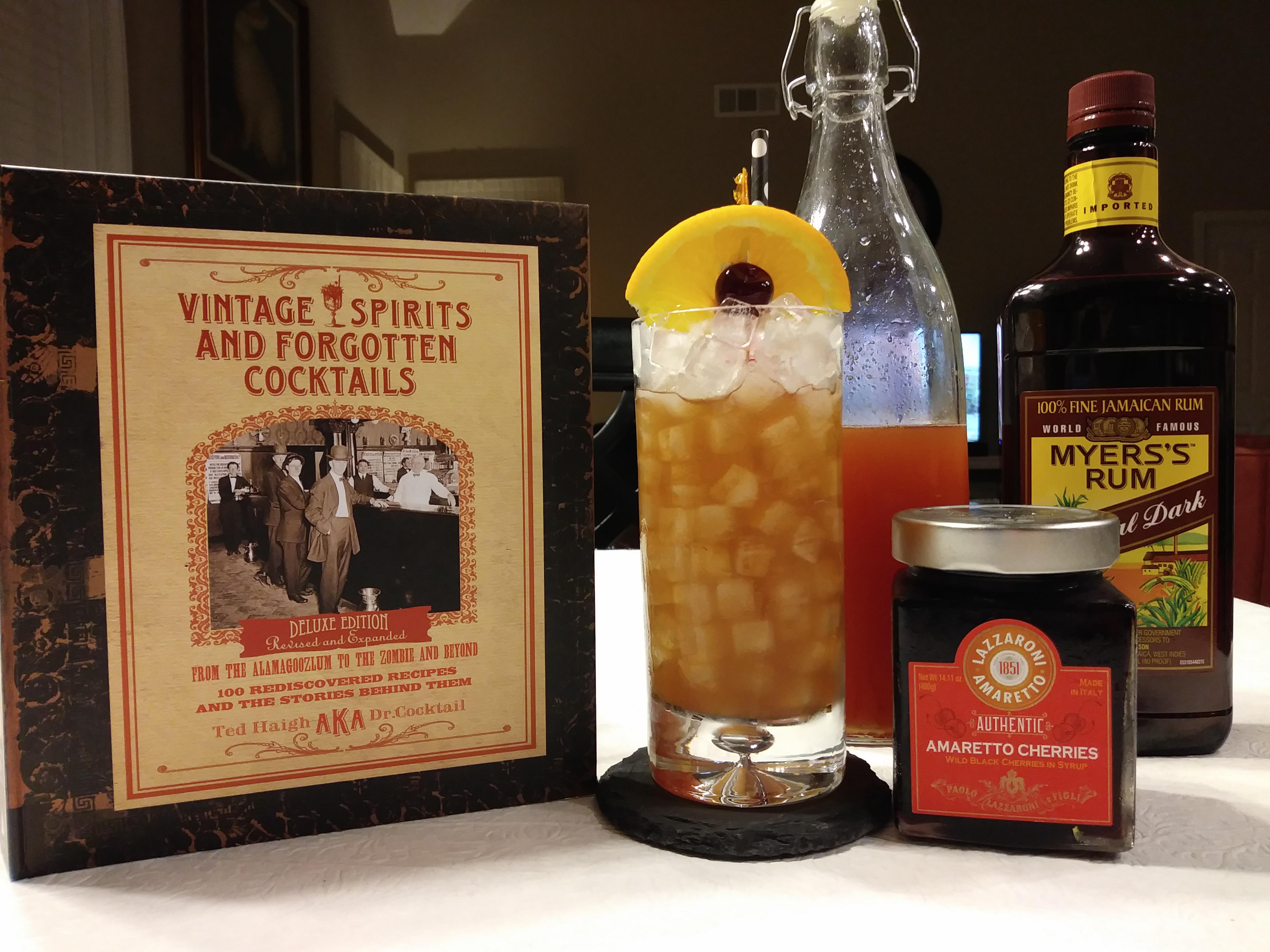 Another new book, another drink Jasper's Jamaican Planter's Punch r