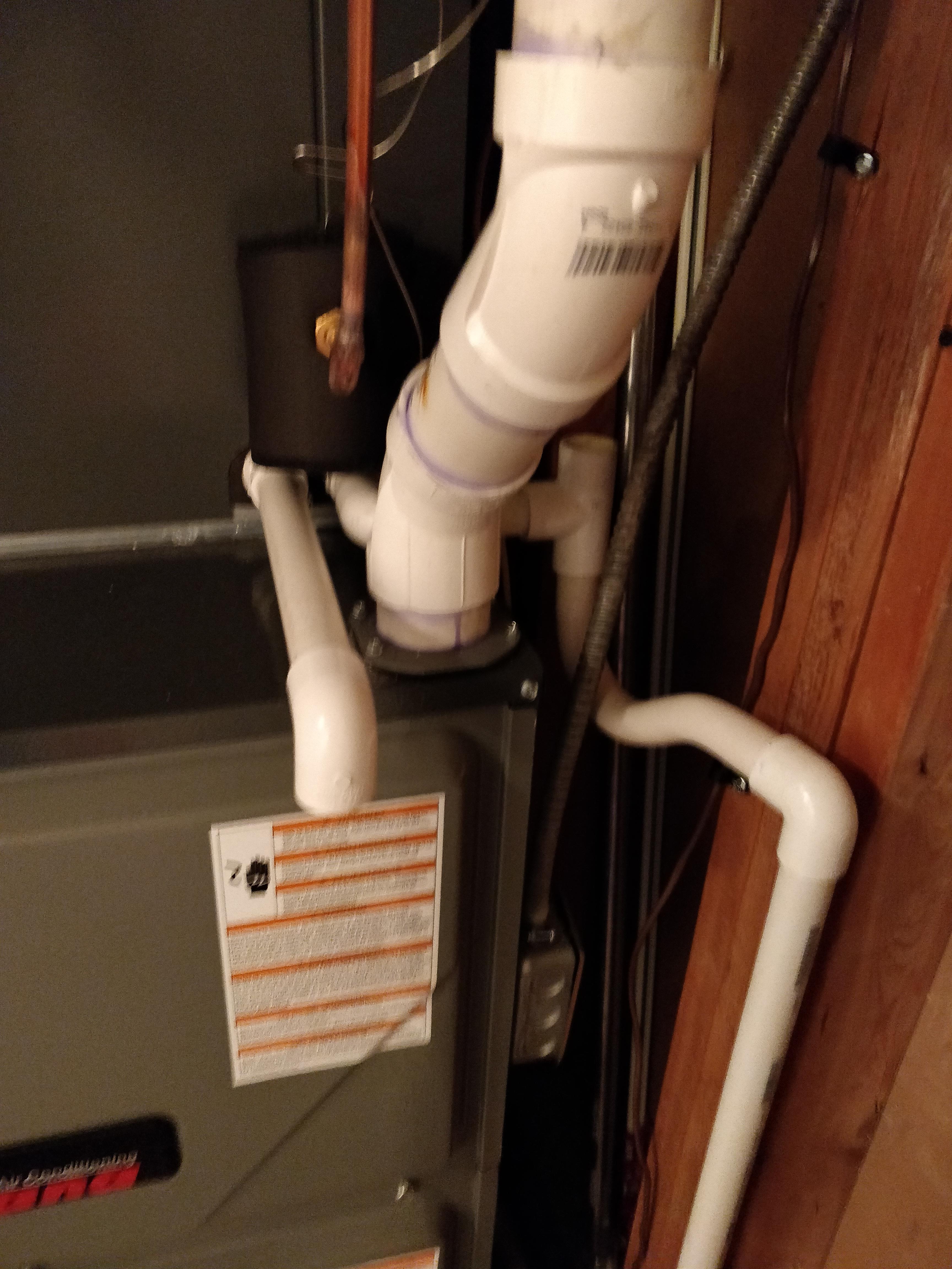 Leaking Amana high efficiency r/HVAC