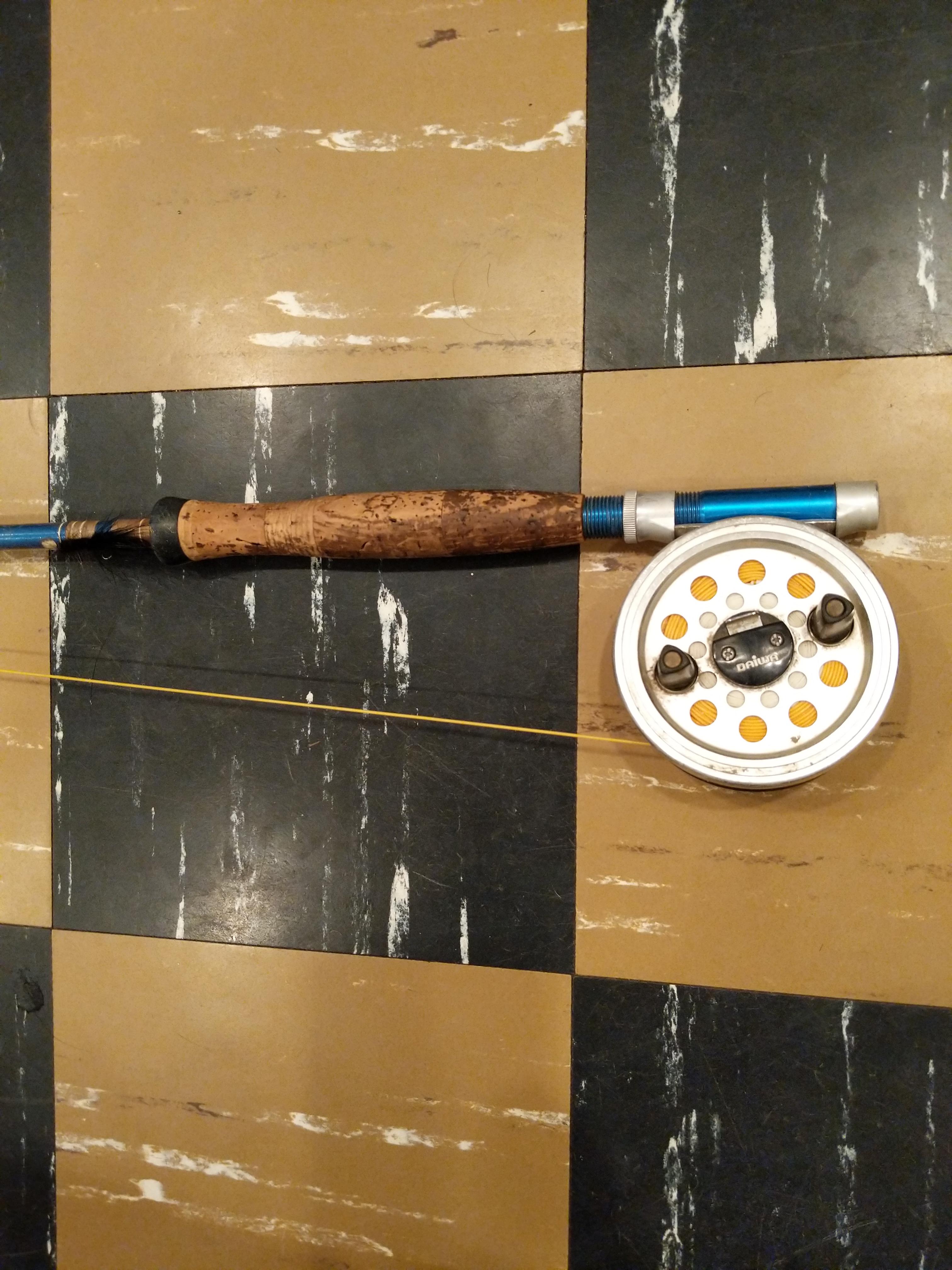 Any way to tell what weight this old rod is? It's 8' long. No markings