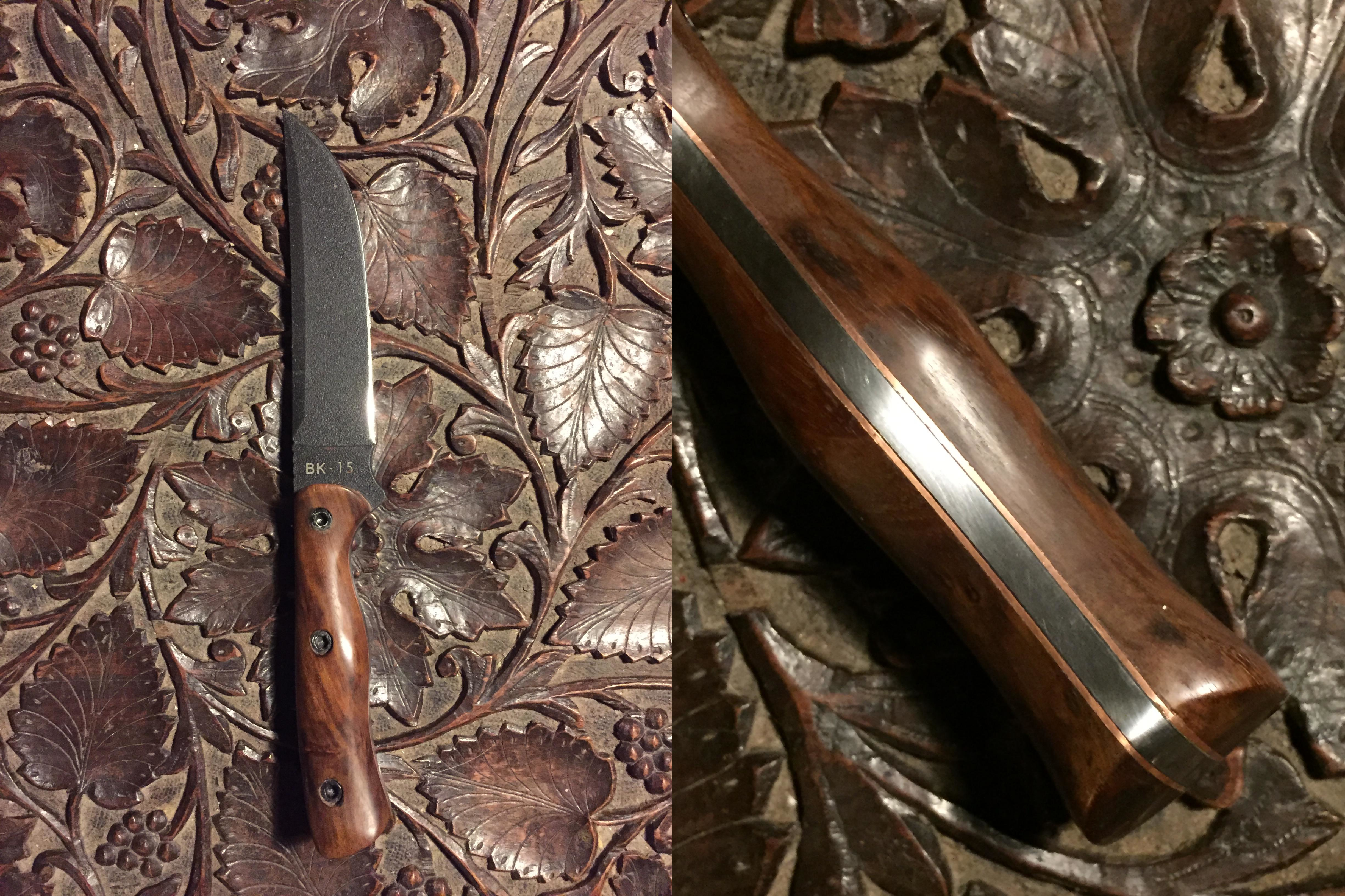 DIY Custom BK15 scales copper and wood