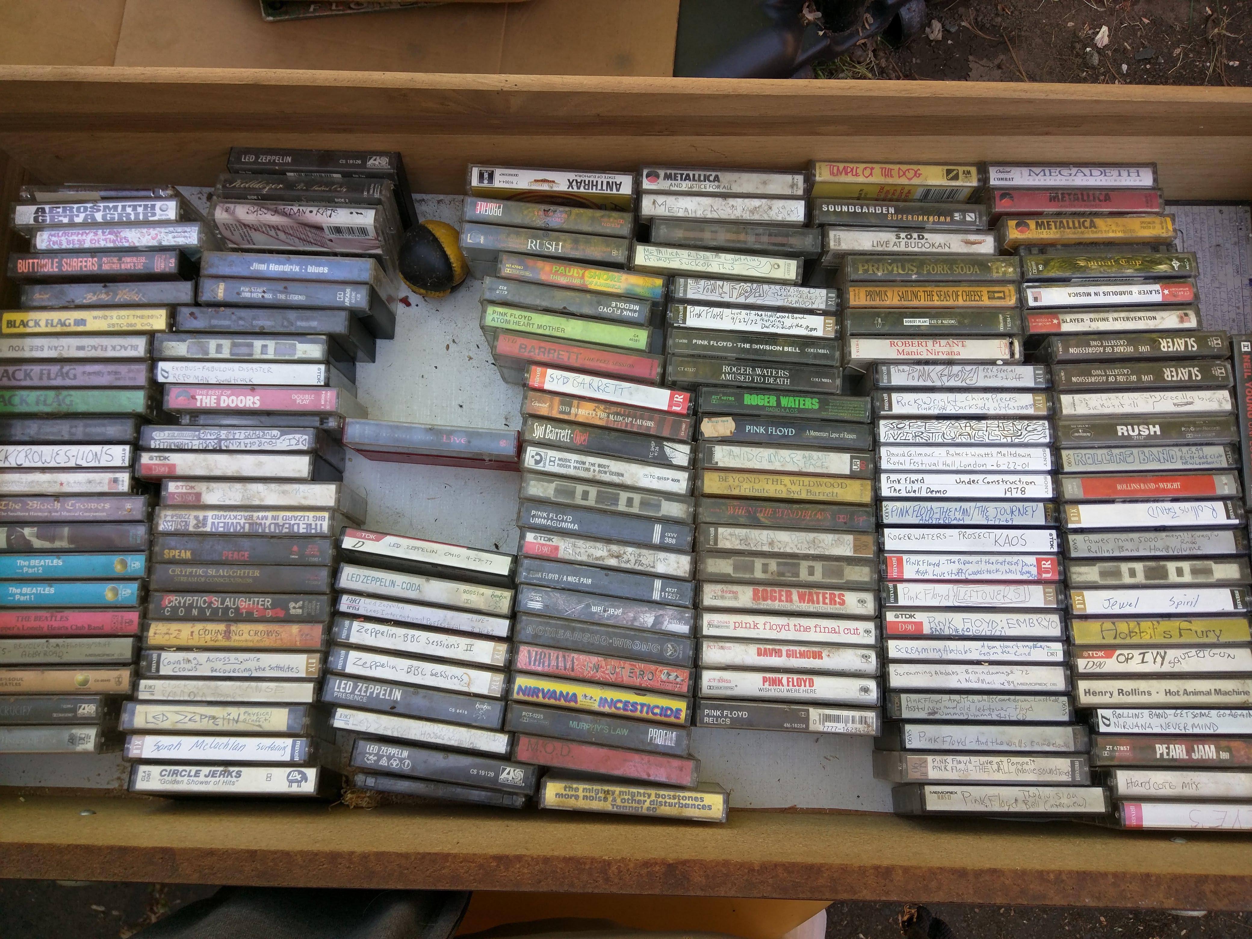 Now that my cassette deck is back in place, it's time to dig out my