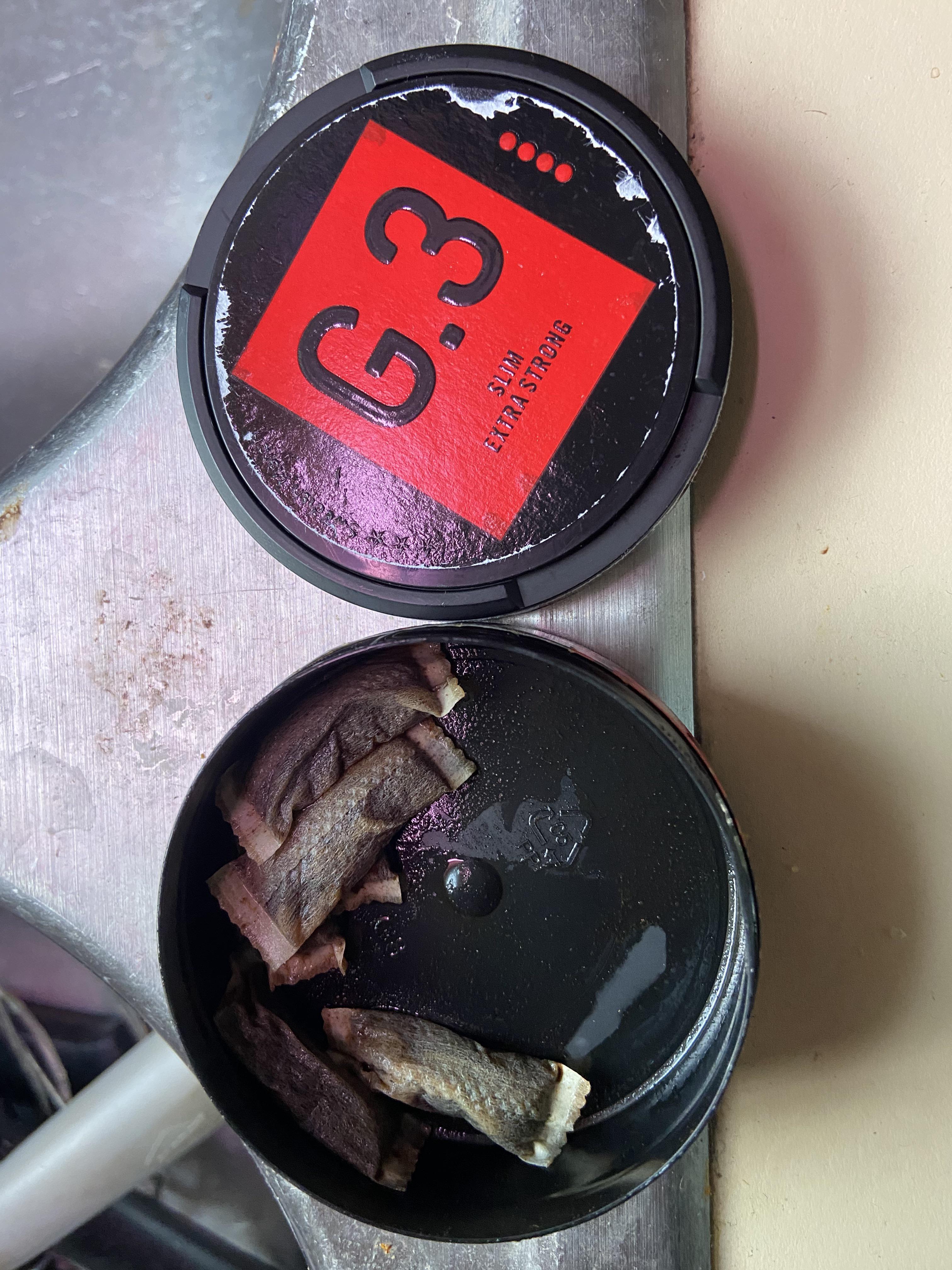 Victim of the washing machine. RIP r/Snus