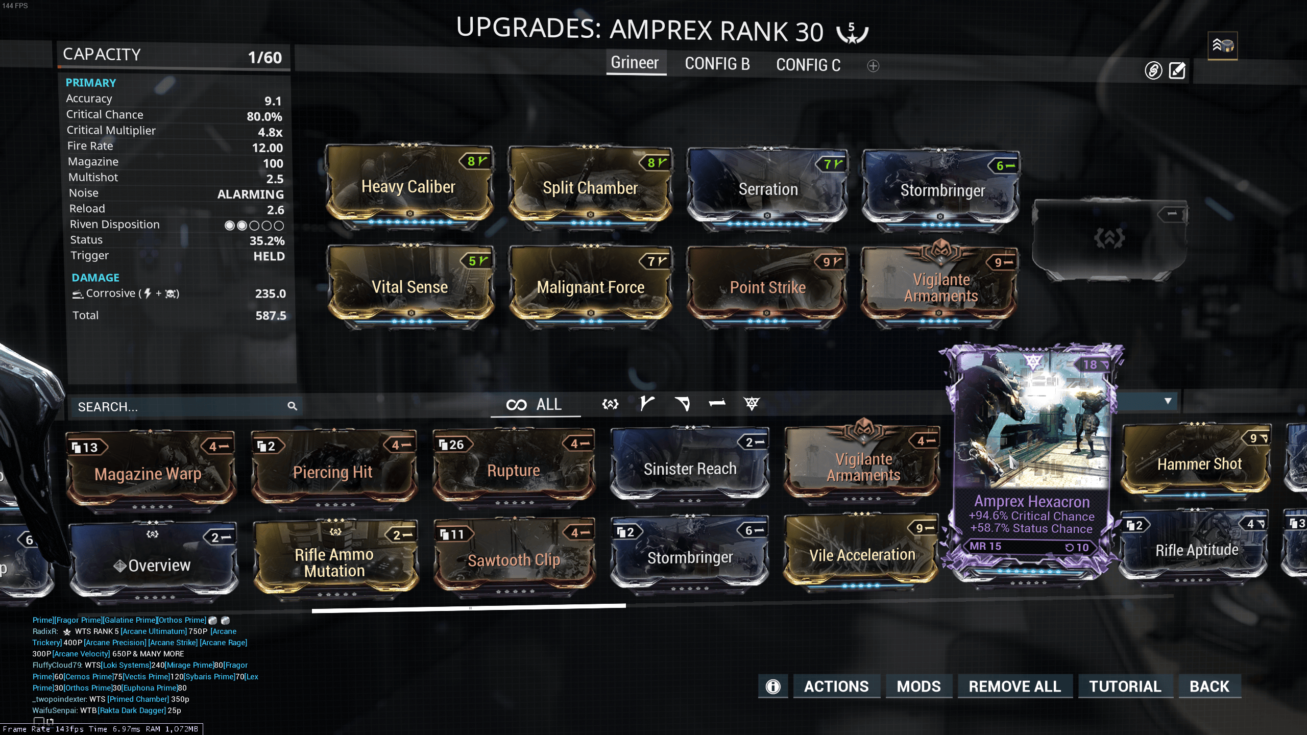 What should I replace with this riven? Warframe