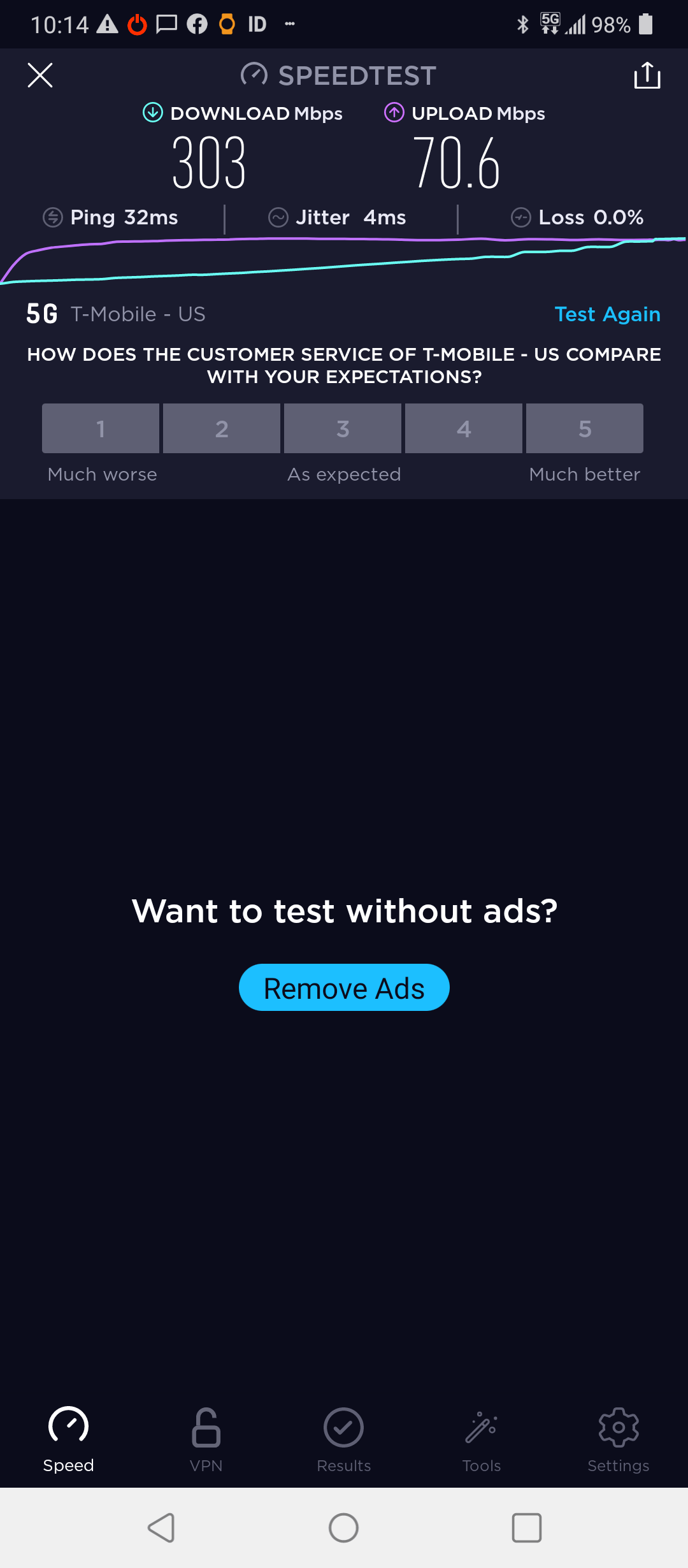 Started getting 5G in Mcallen, Mission TX. Loving the speeds. Keep up