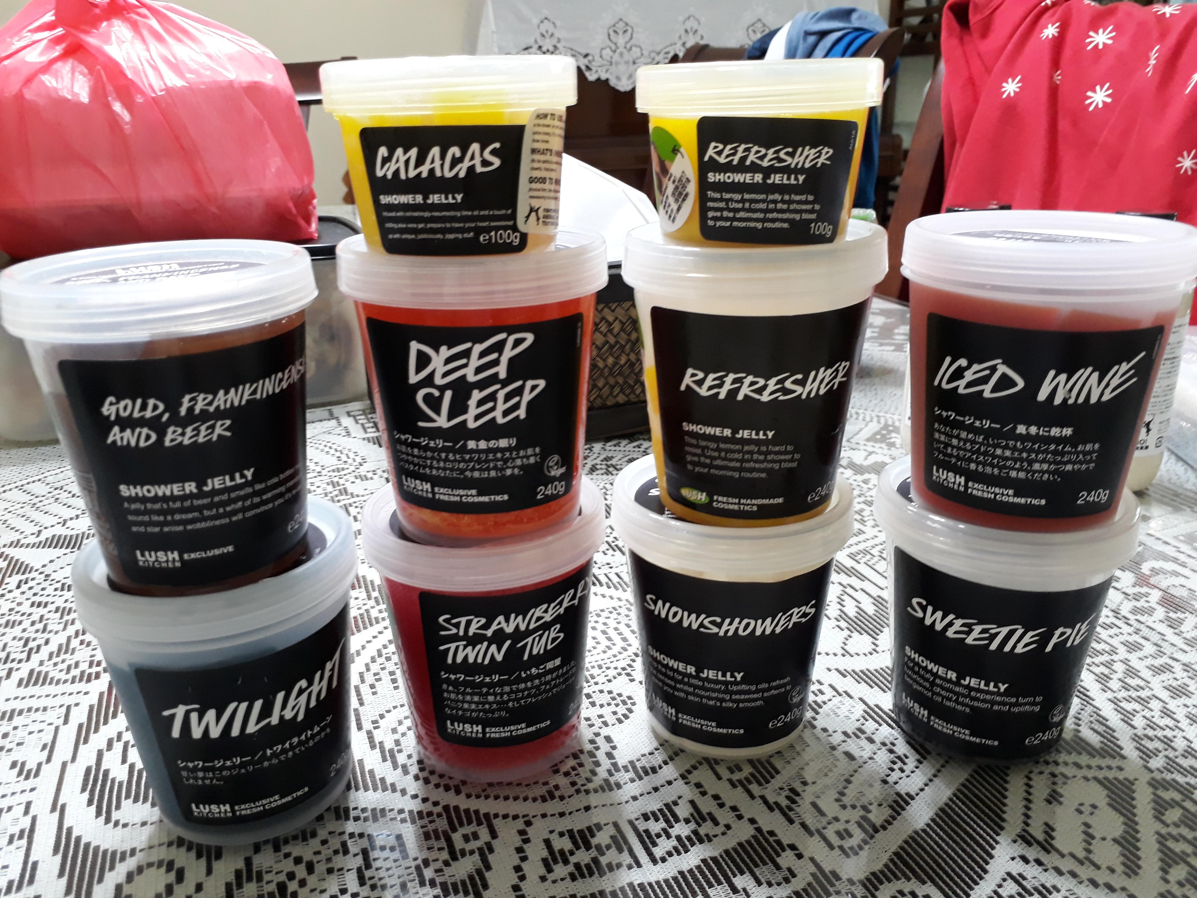 My shower jelly collection!! r/LushCosmetics