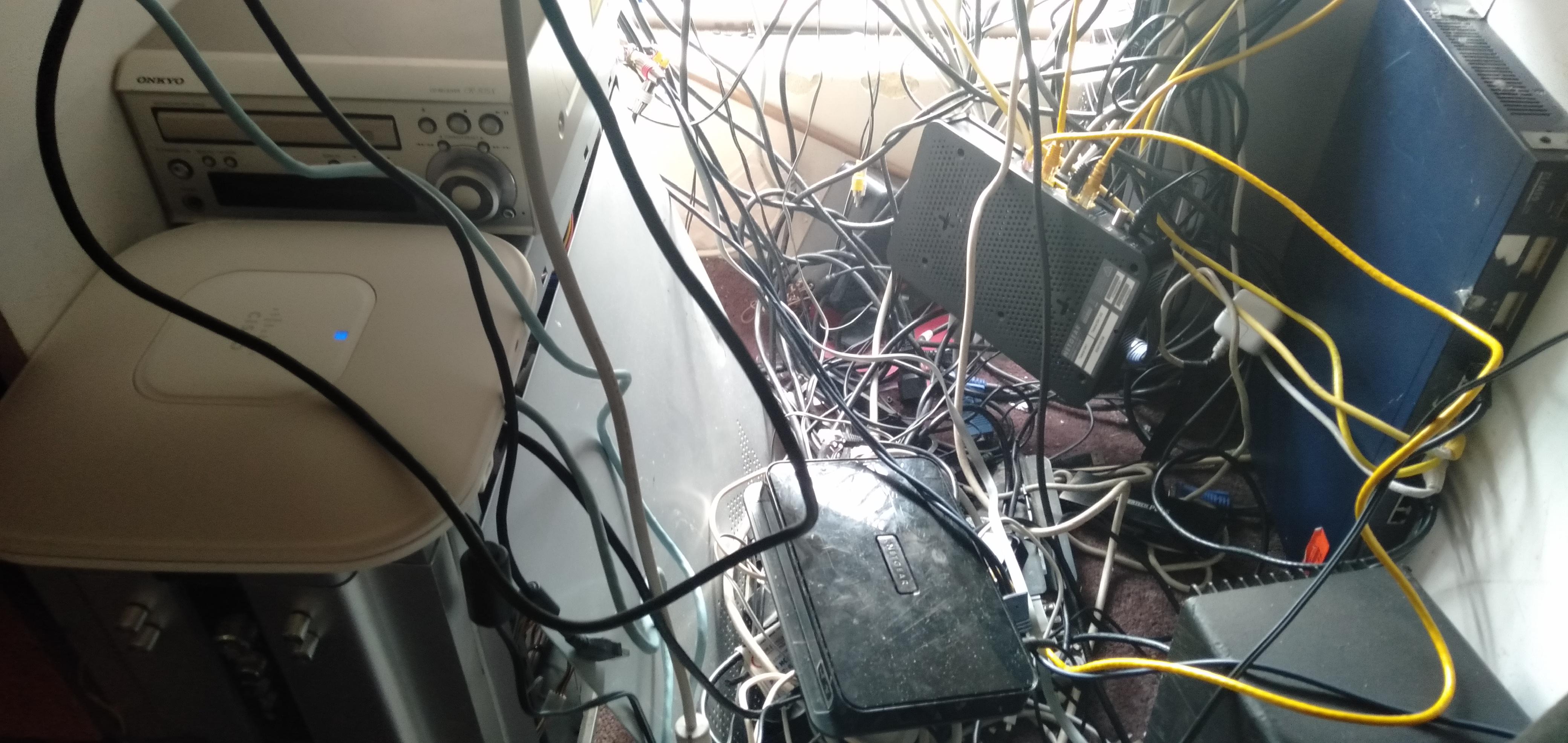 I call it the tangled fire hazard™ r/cablefail