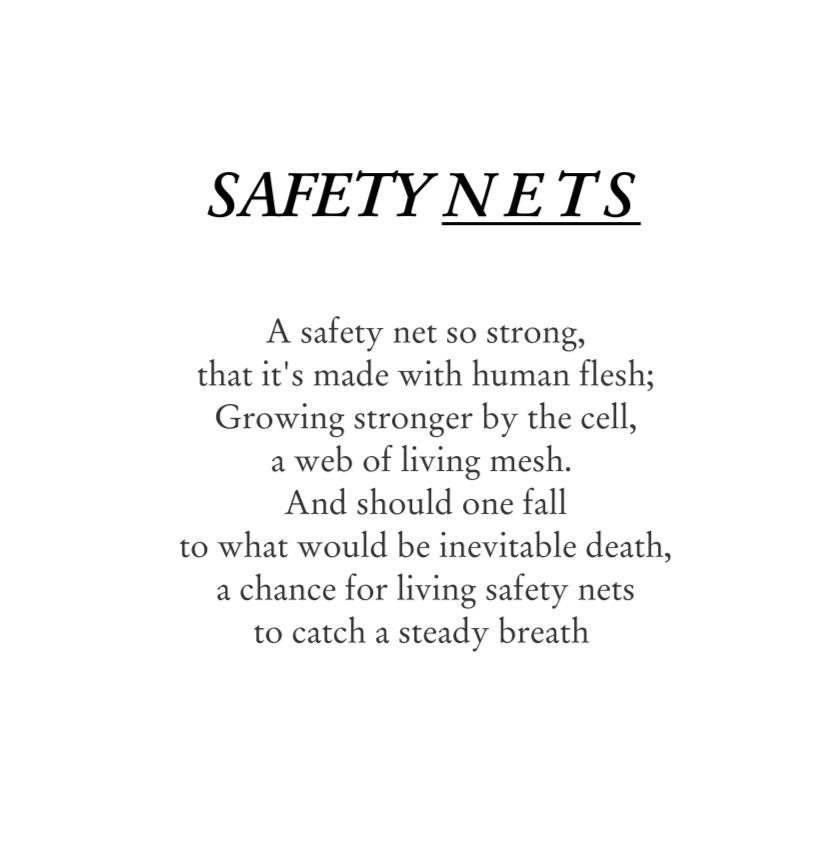 [POEM] Safety Nets Joe Kenyon r/Poetry