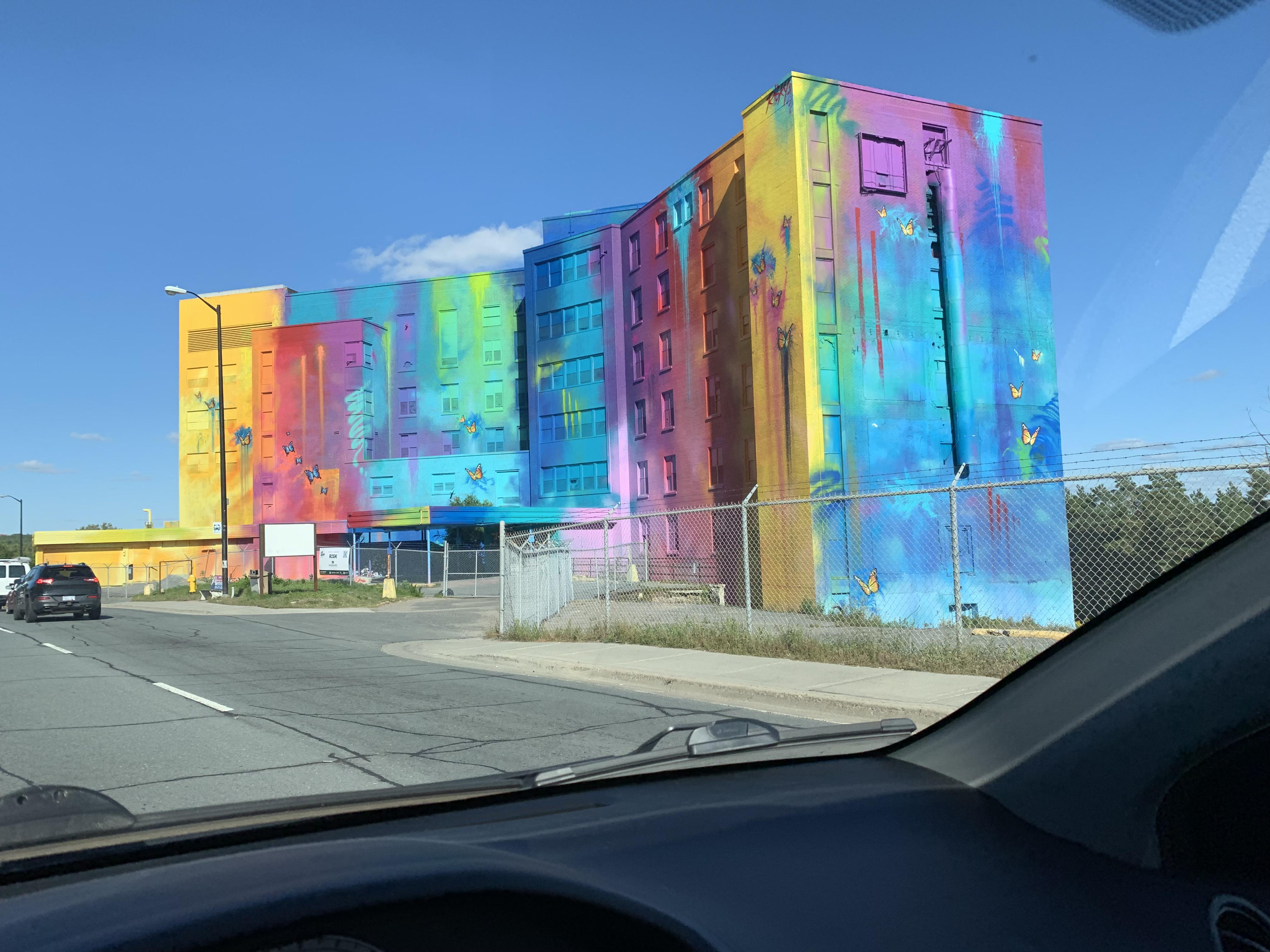 Canada’s largest mural in my hometown of Sudbury. r/pics