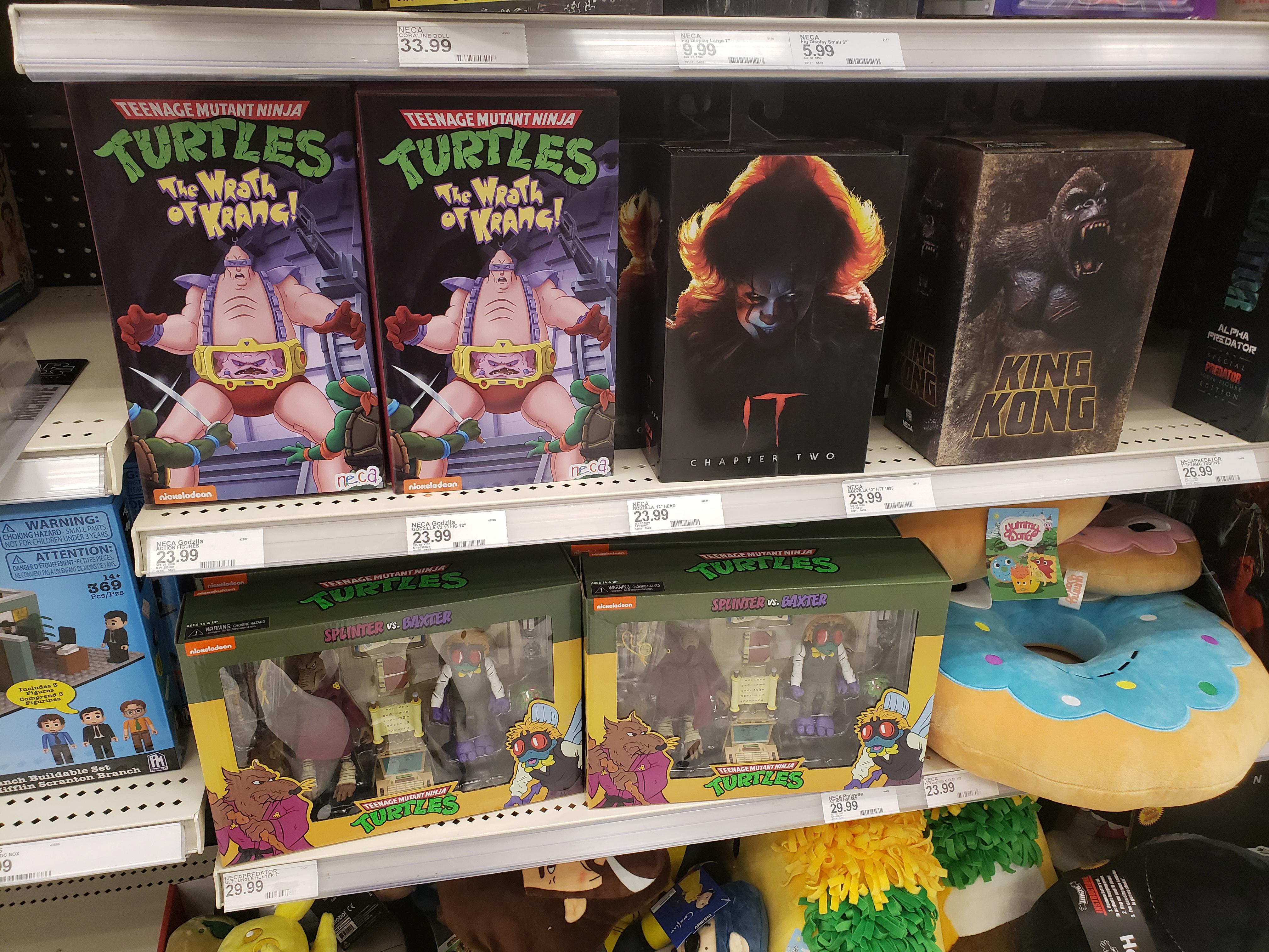 Monaca, Pa Target has 5 each of Krang and the Splinter/Baxter 2 pack