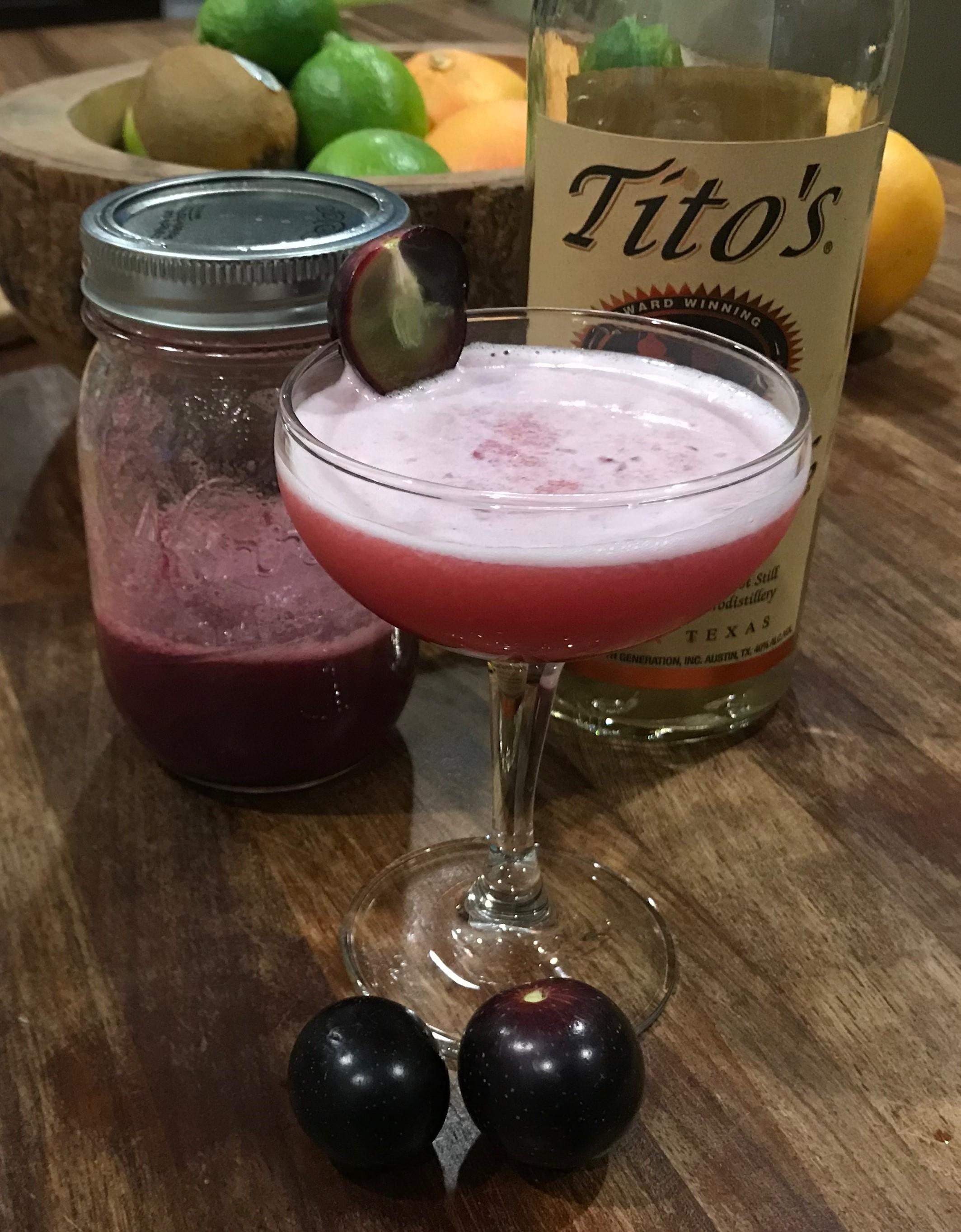 Southern Grapes A cocktail to honor the fragrant Muscadines that grow