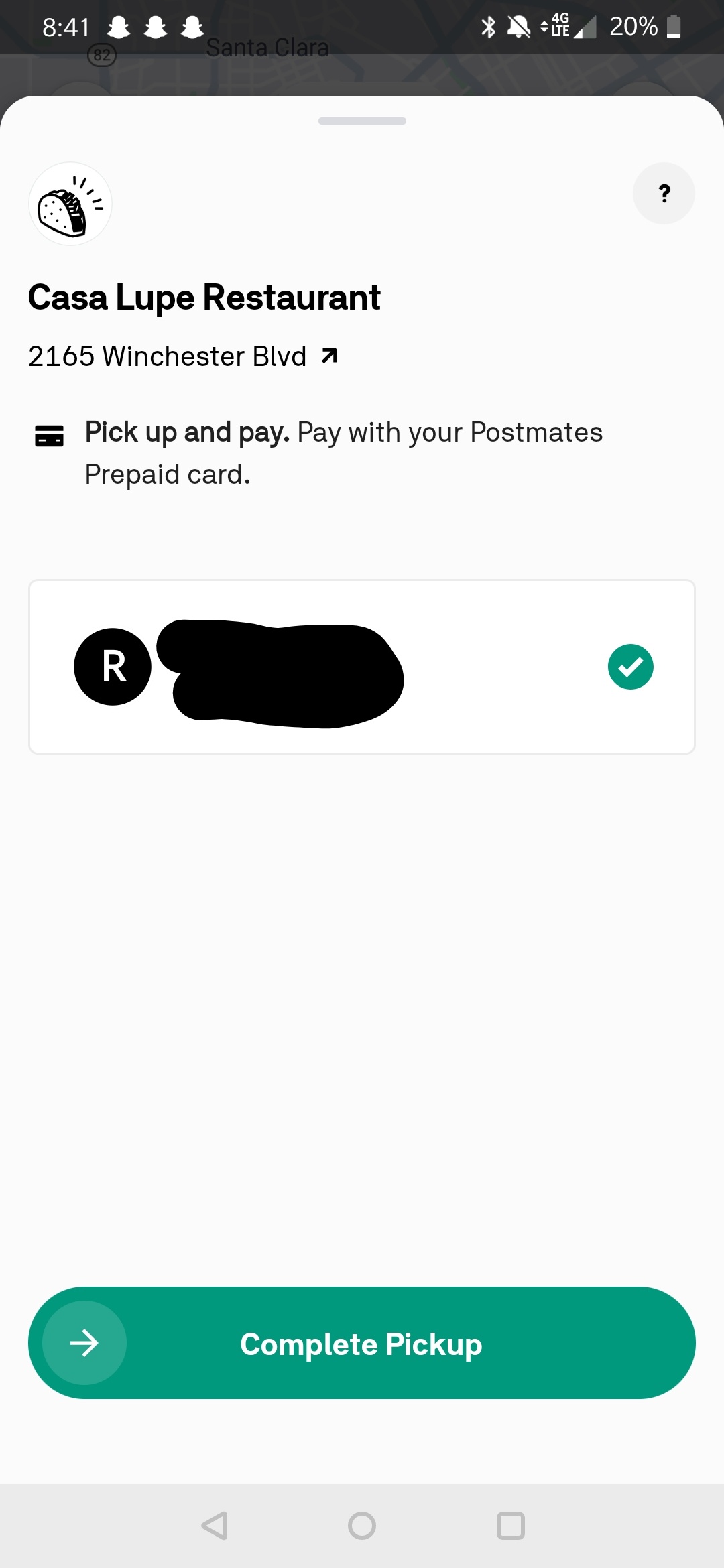 Been stuck on this page for an hour; delivered the order 30 mins ago
