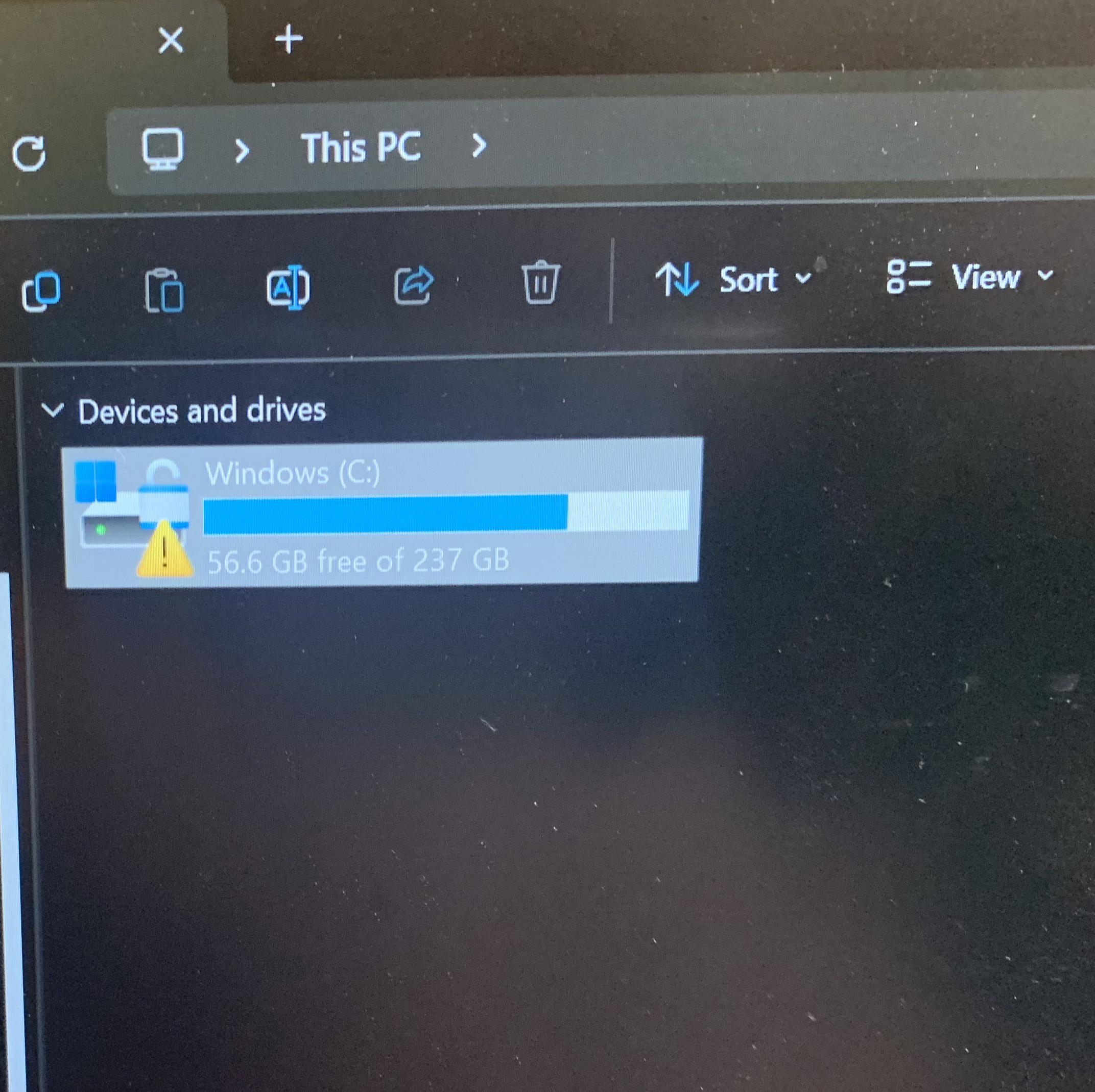 What do these icons mean? The caution, lock and windows icon. r