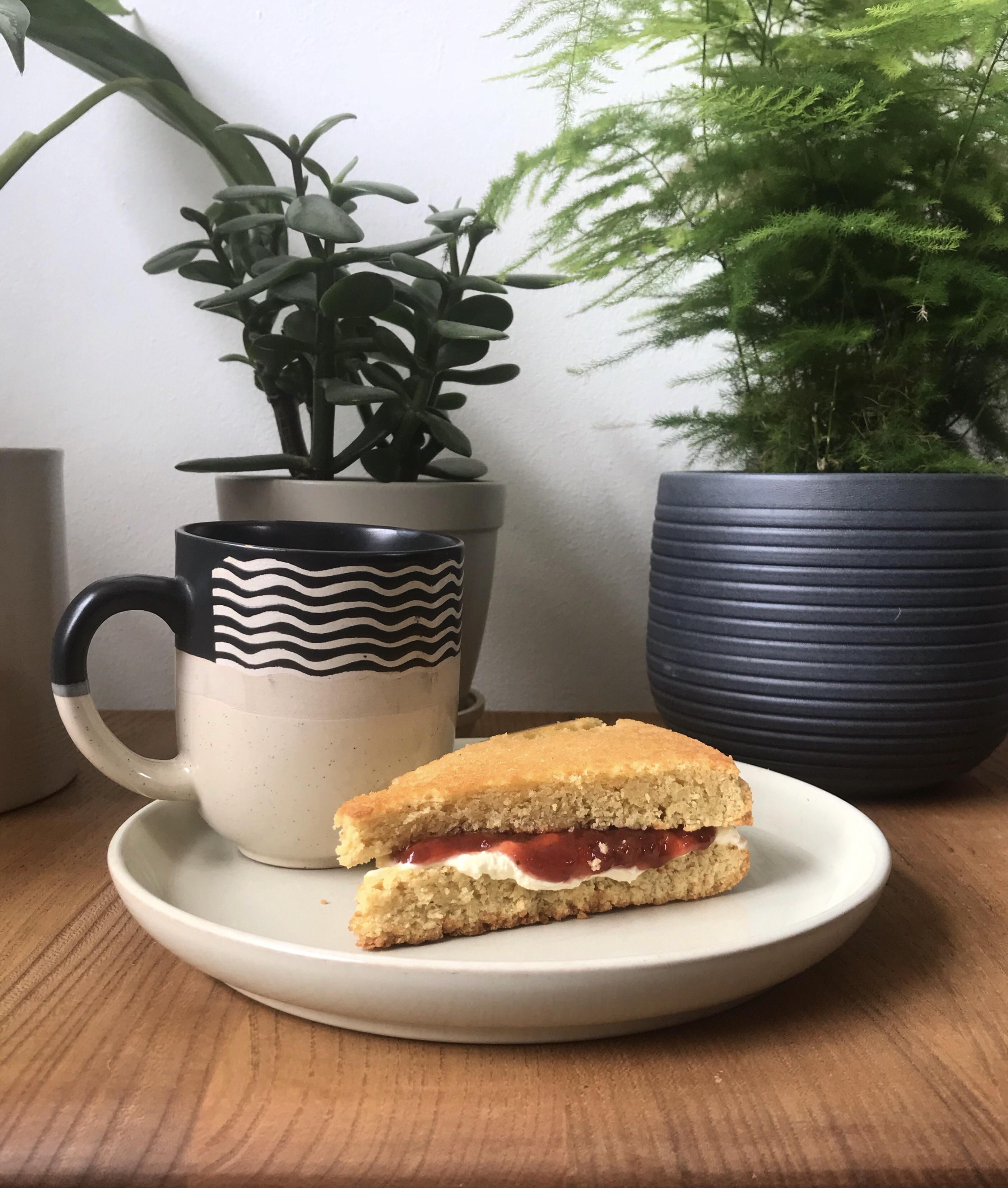 Delicious Keto friendly Victoria Sponge cake r/ketorecipes