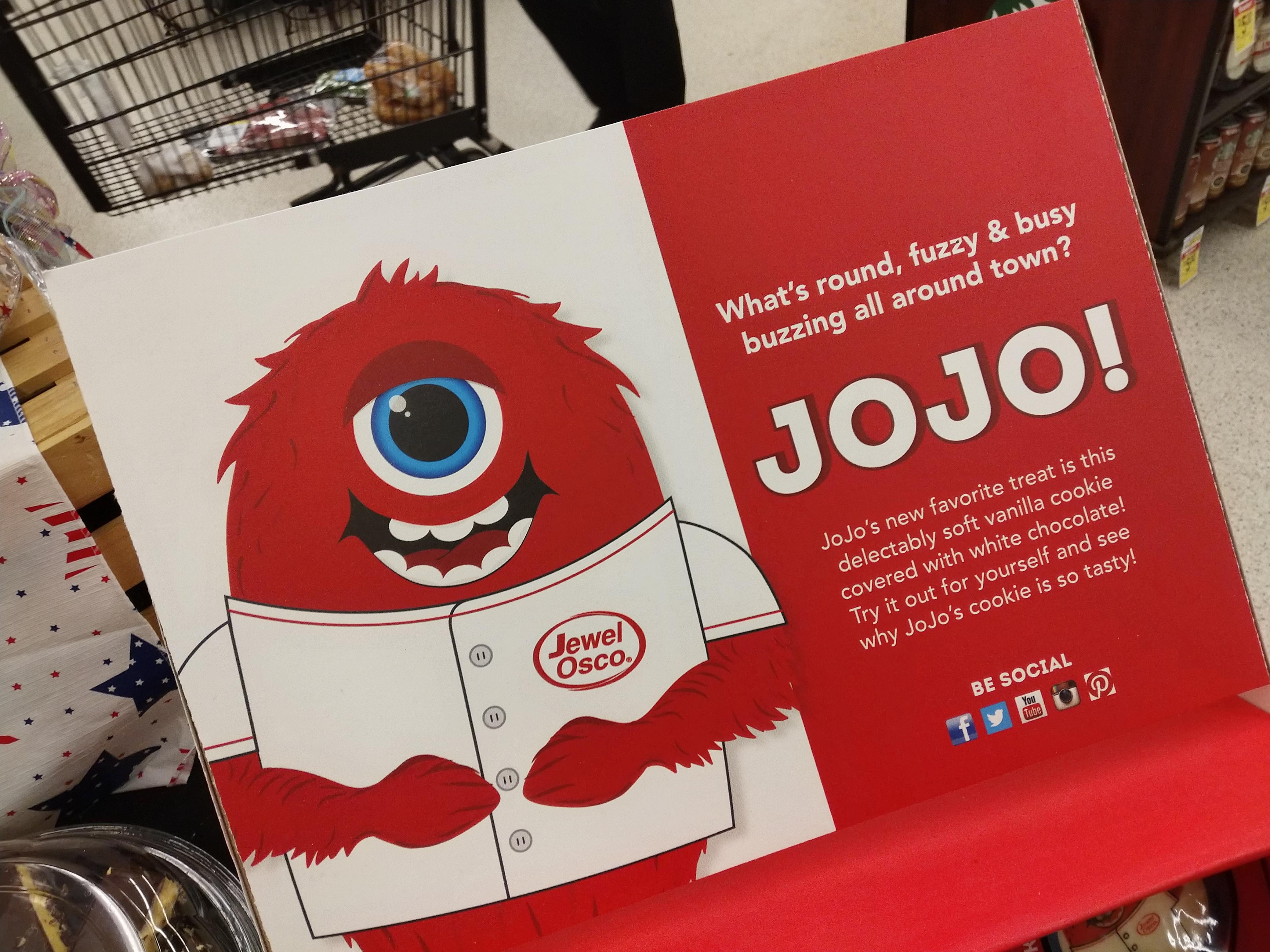 JoJo the mascot for Jewel r/UnexpectedJoJo
