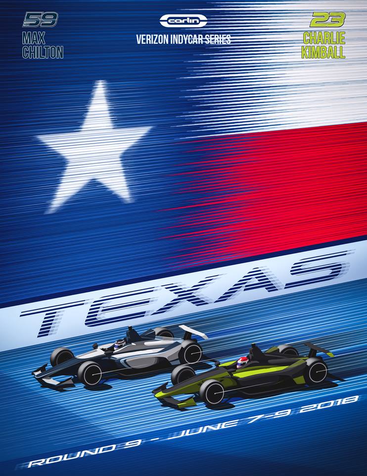 Carlin Racing Texas IndyCar Poster r/INDYCAR