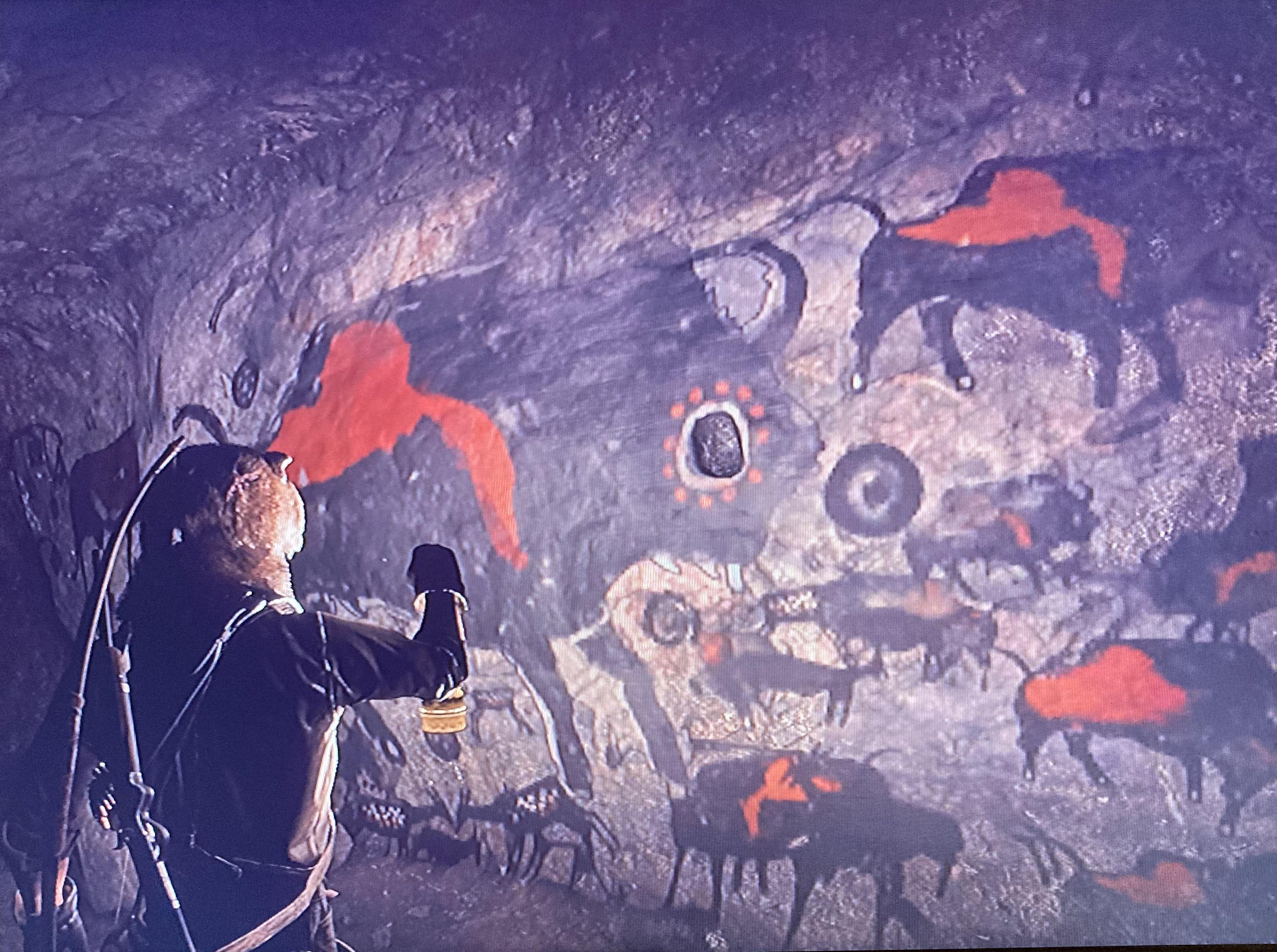 Arthur finds cave paintings r/RDR2