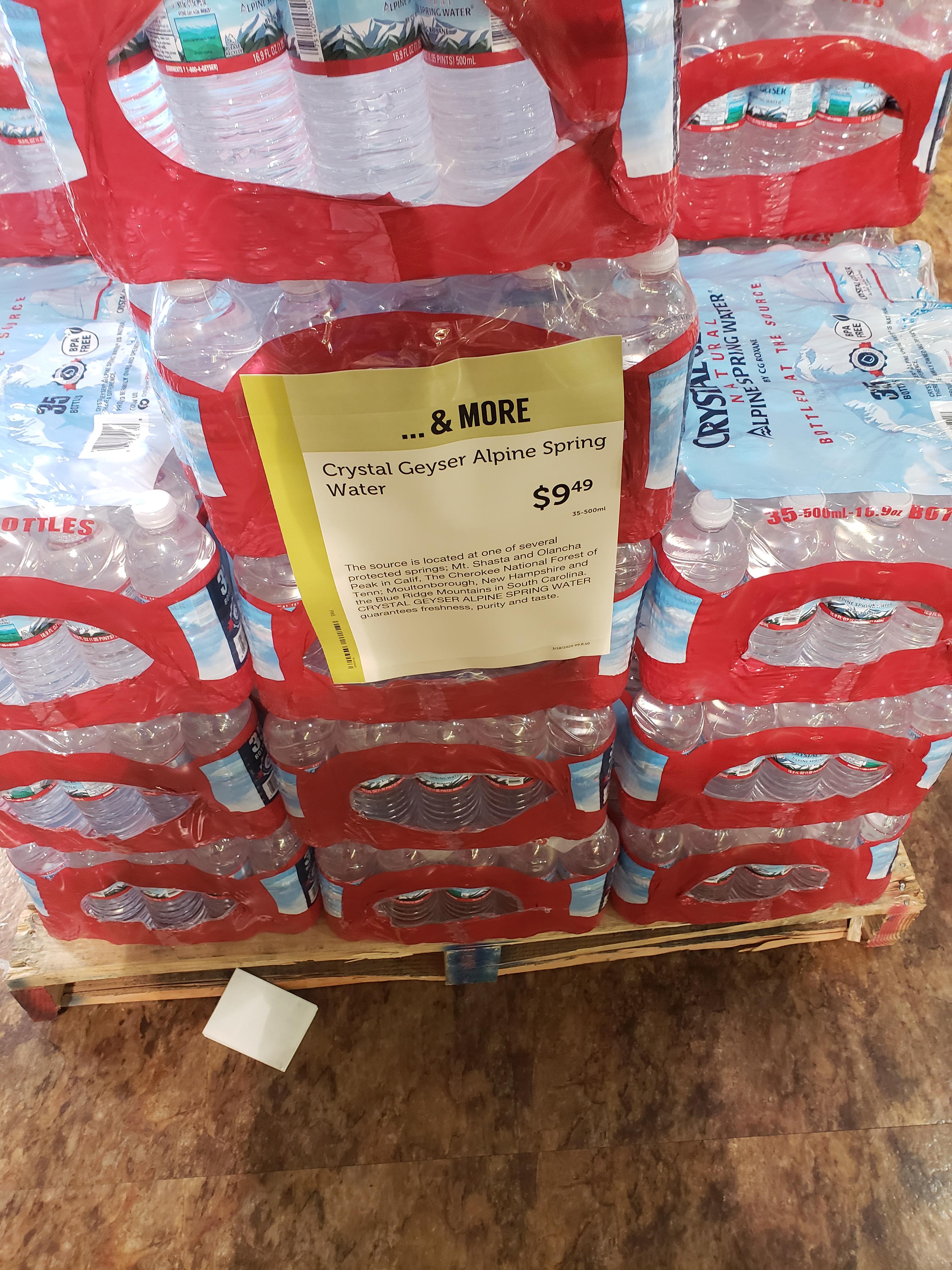 Total Wine Pembroke Pines price gouge on bottled water r/florida