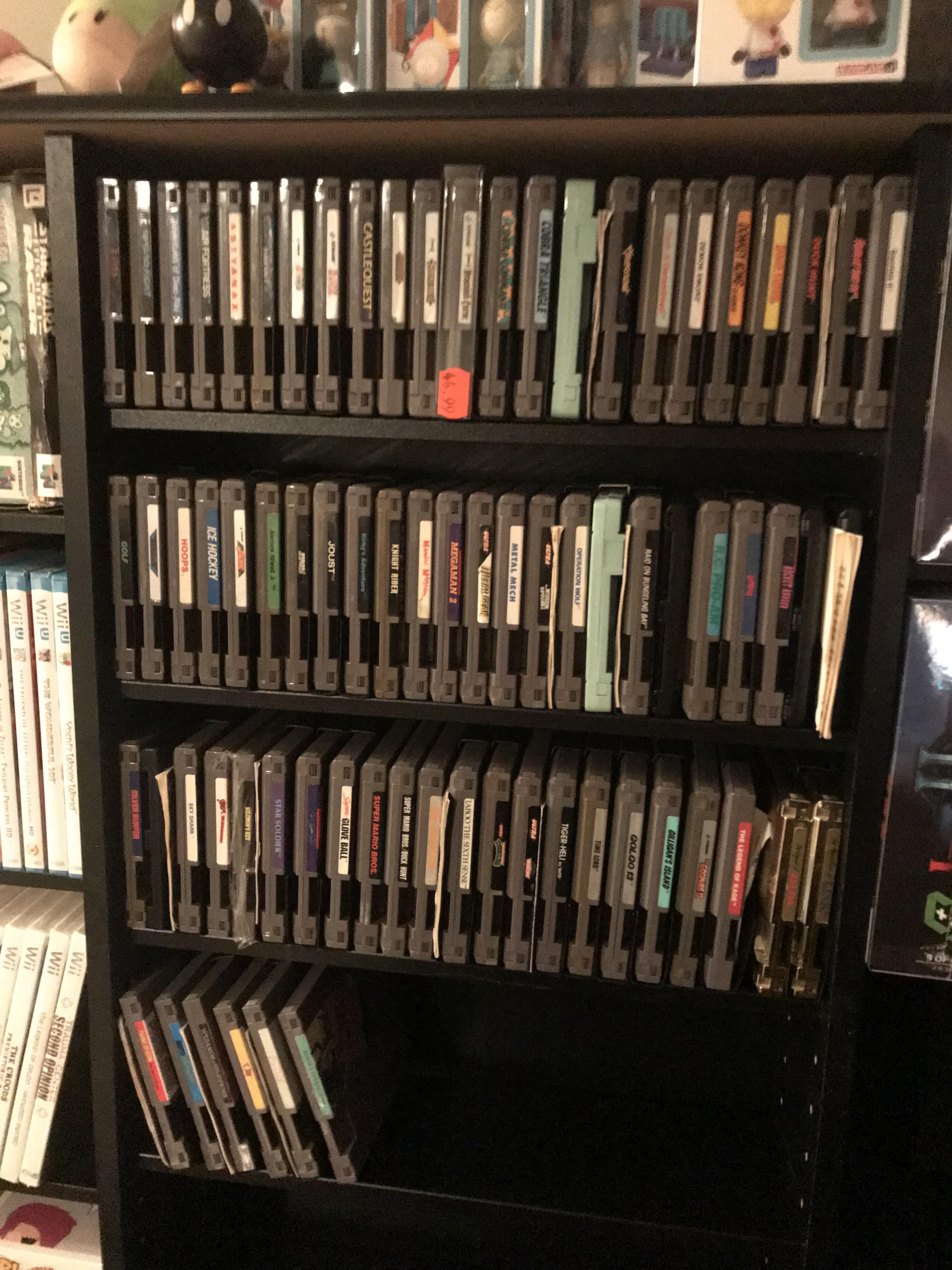 My modest NES games library r/nes