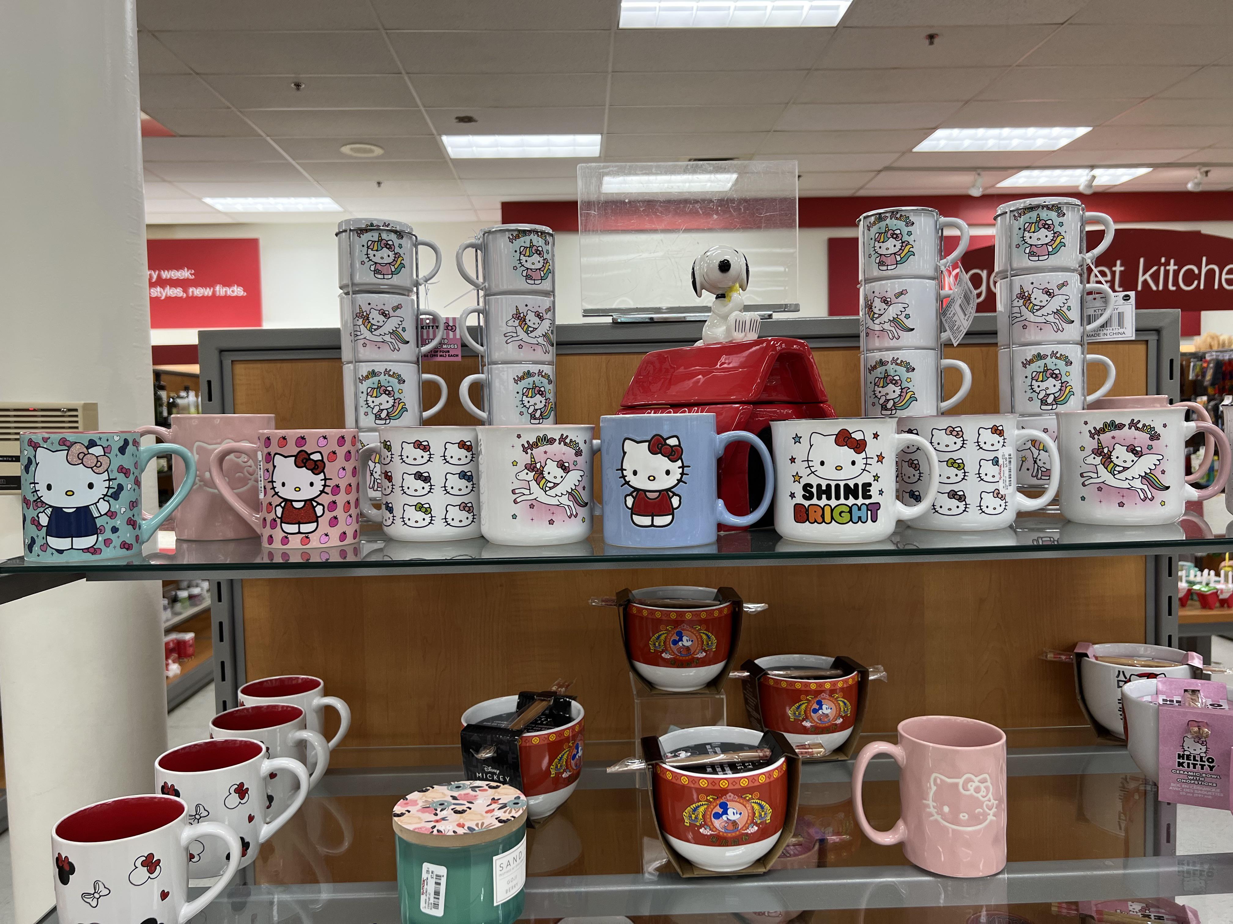 All these mugs and ramen bowls at tj maxx!! 💗💗 r/HelloKitty