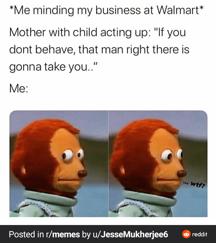 Sounds like Walmart left the original person's rag on it not my meme