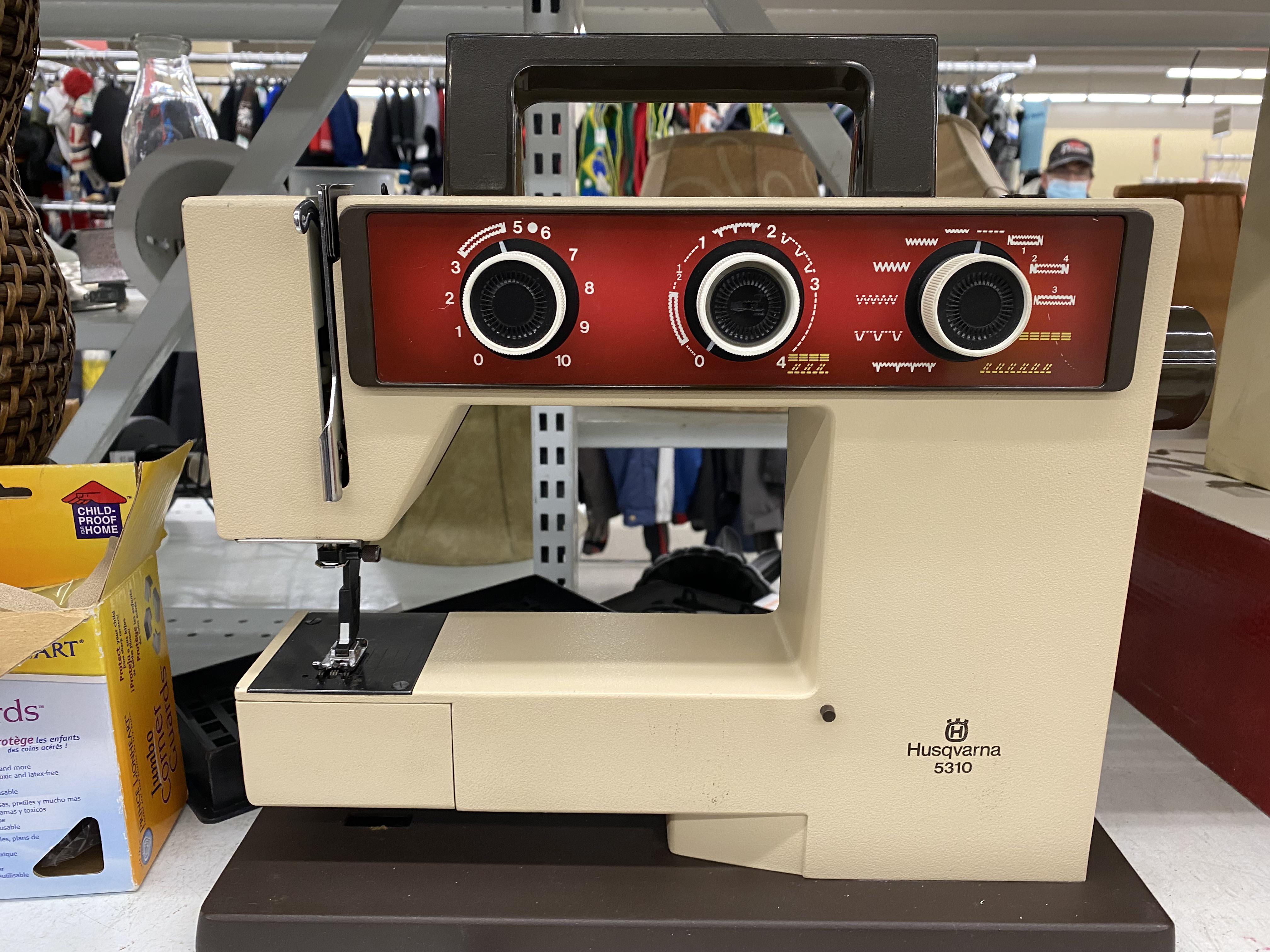 vintage husqvarna 5310 machine, no foot pedal. can anyone help find