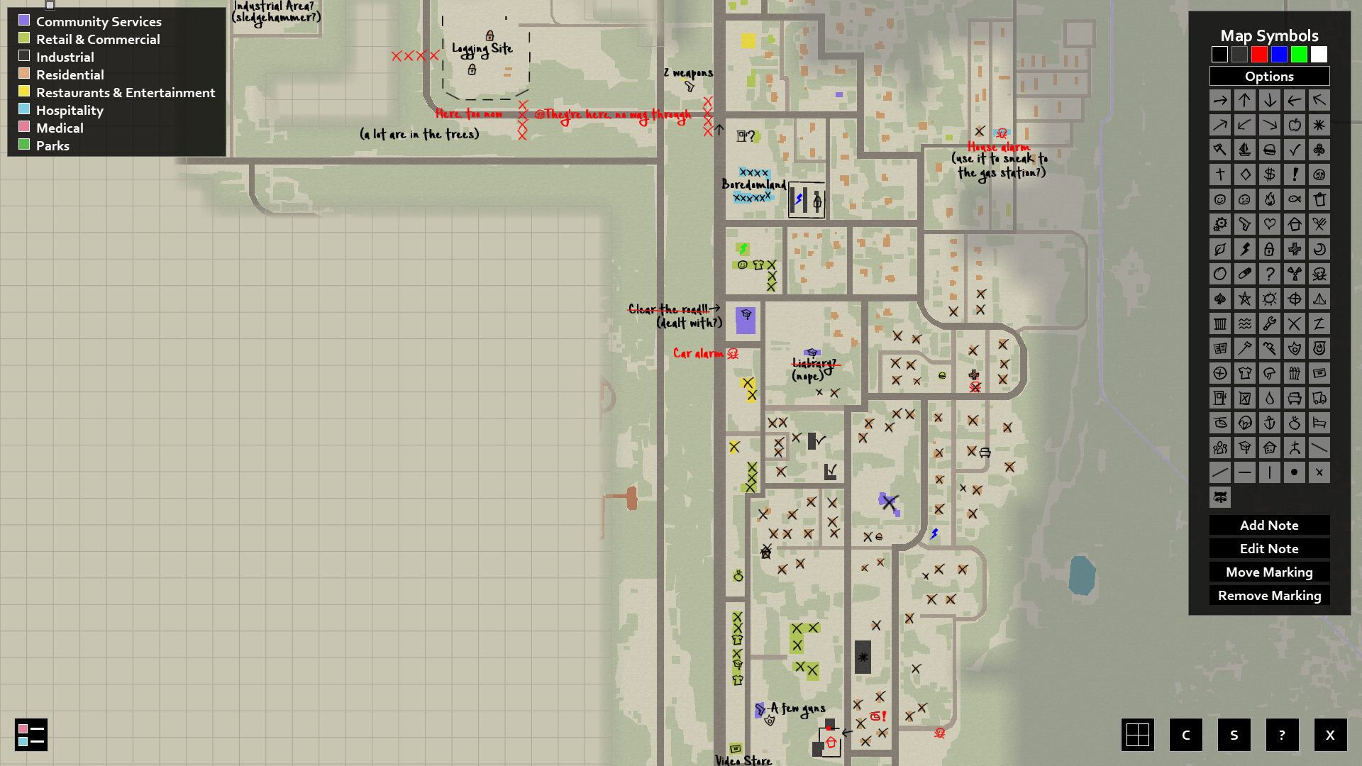 Something deeply satisfying in filling out your map r/projectzomboid