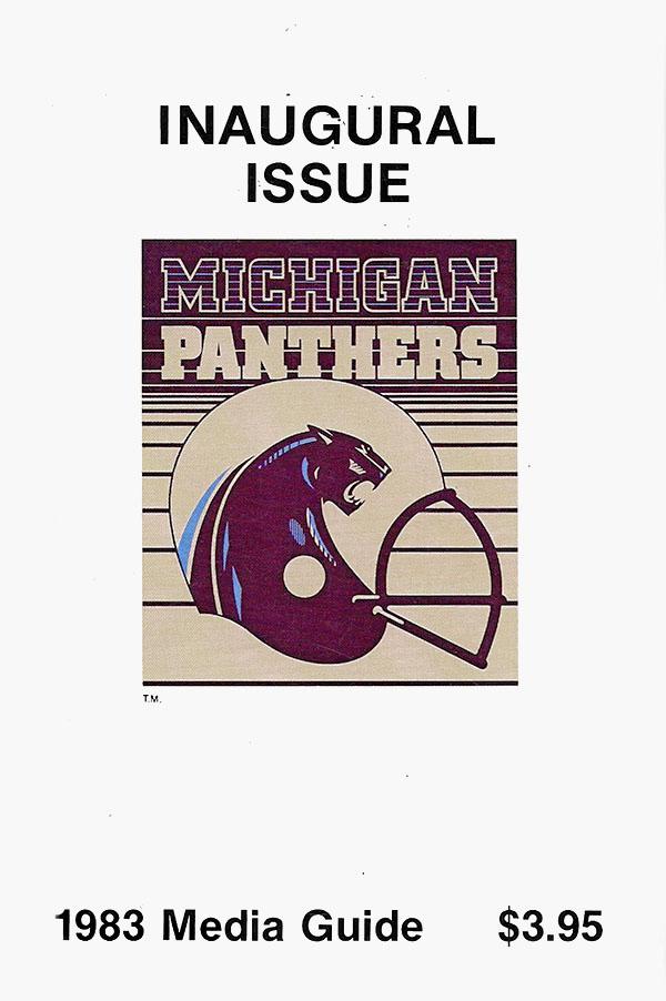 Michigan Panthers, 1983 media guide r/USFL
