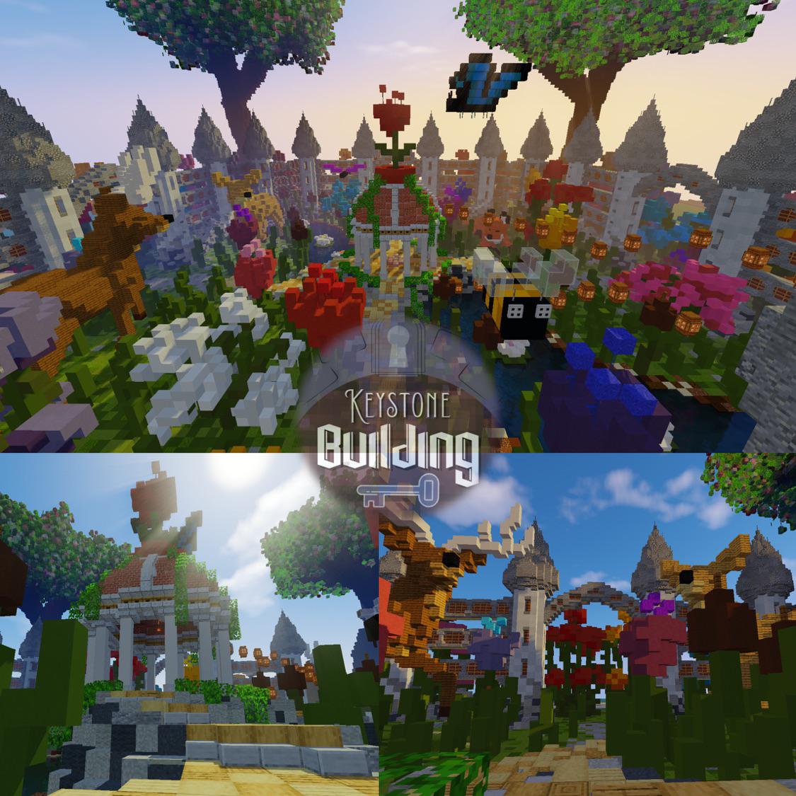 Hello! This is our first picture in reddit! We are a Minecraft build