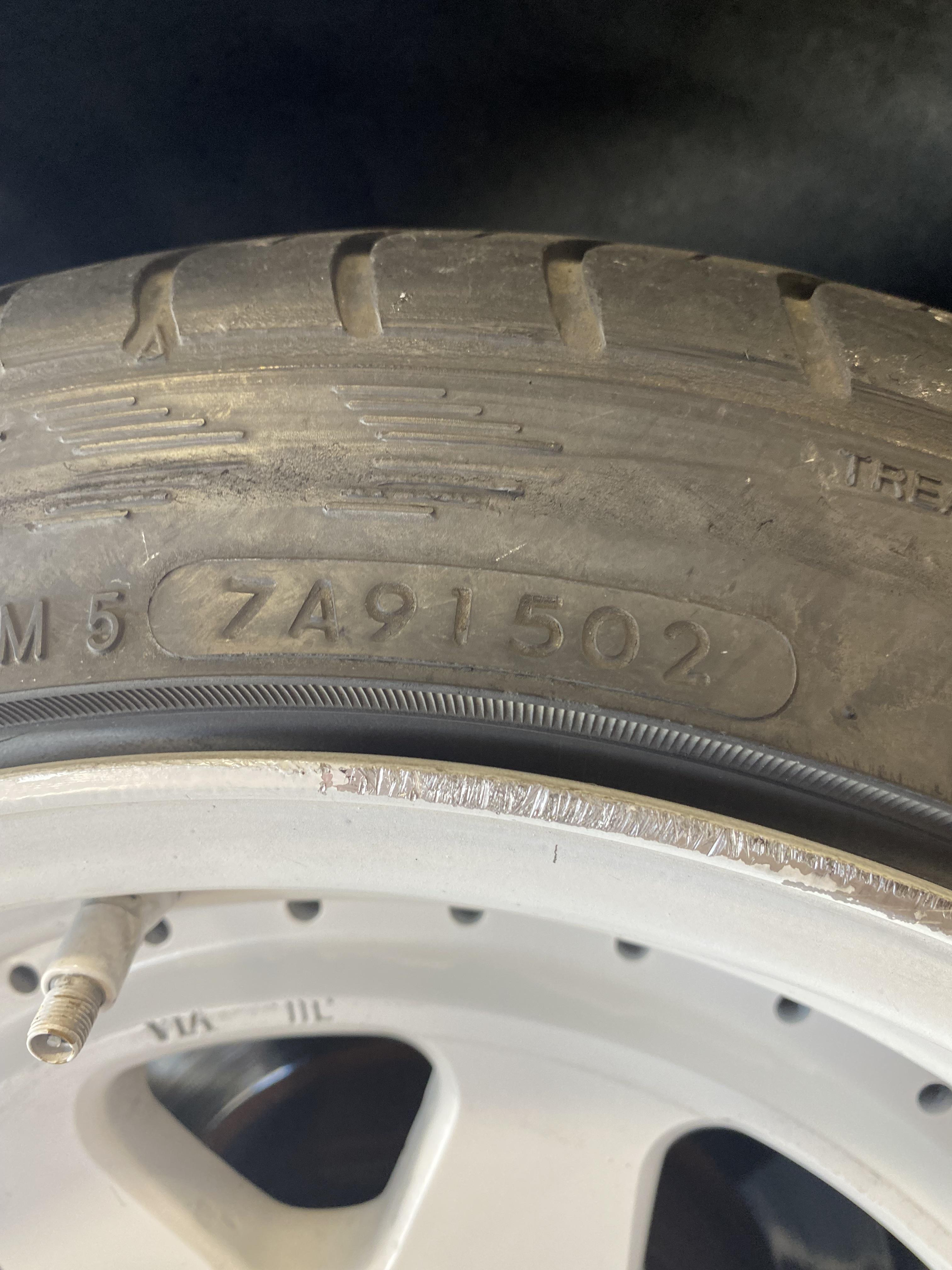 Car came in with 20yr old tire. r/tires