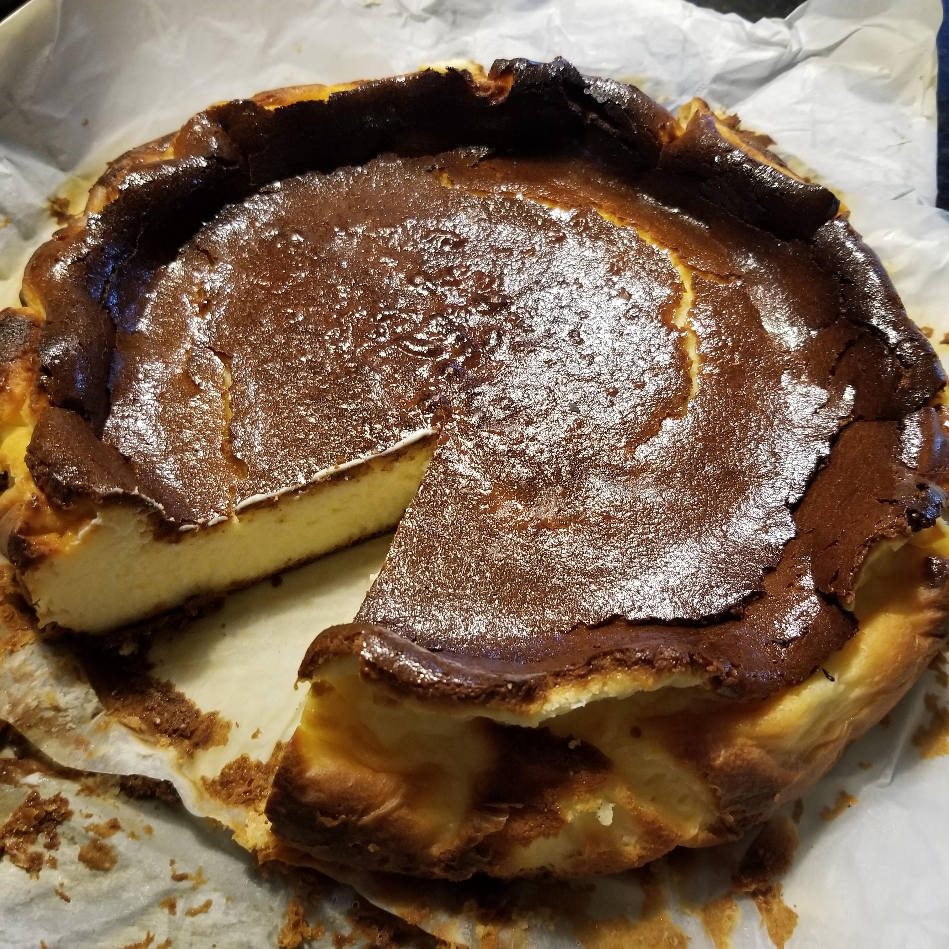 Homemade Basque "Burnt" Cheesecake r/FoodPorn