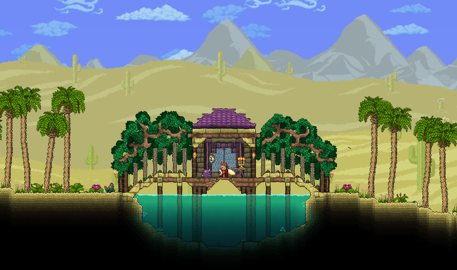 Oasis Fishing Build r/Terraria
