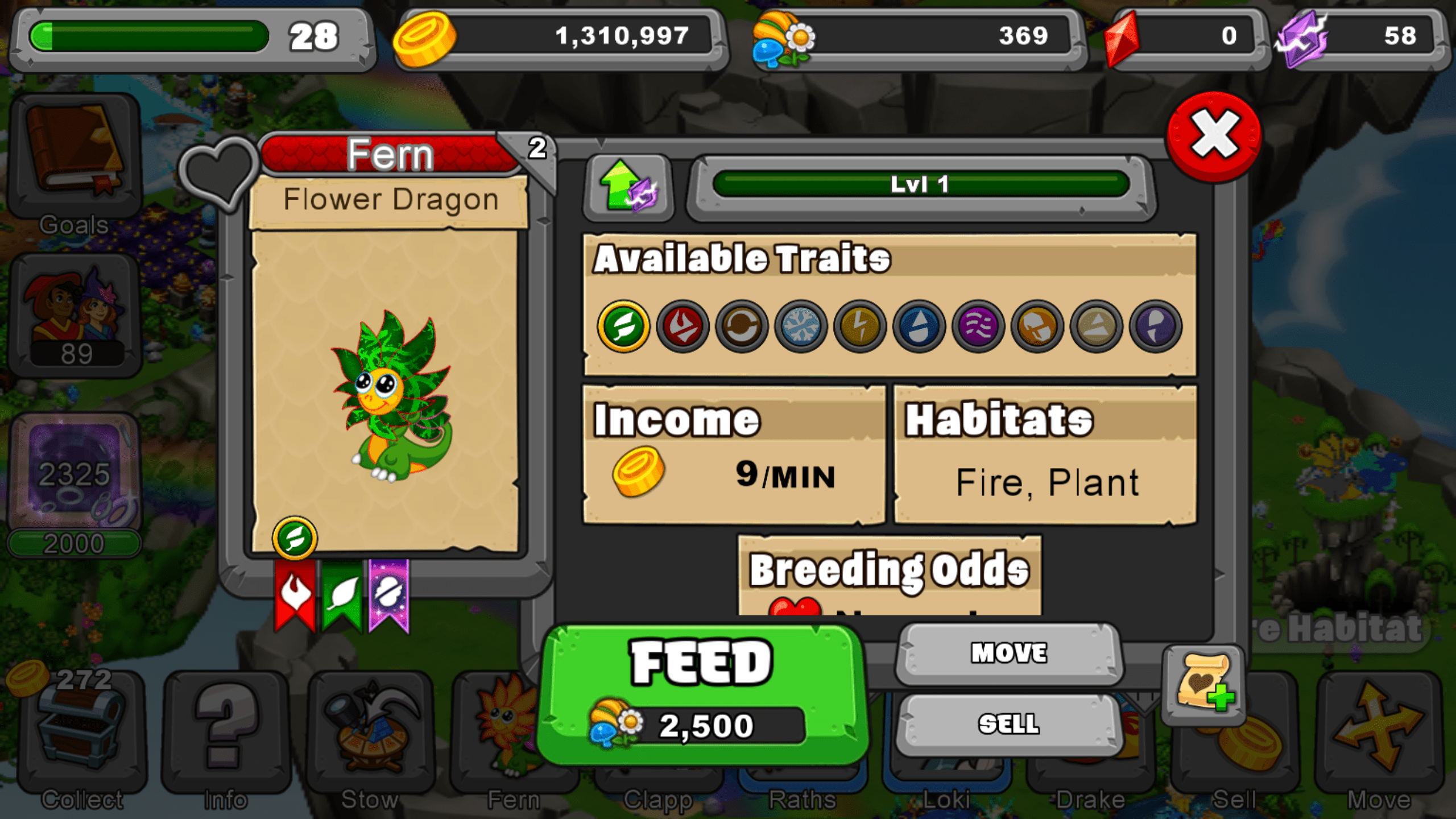 Flower Dragon Dragonvale