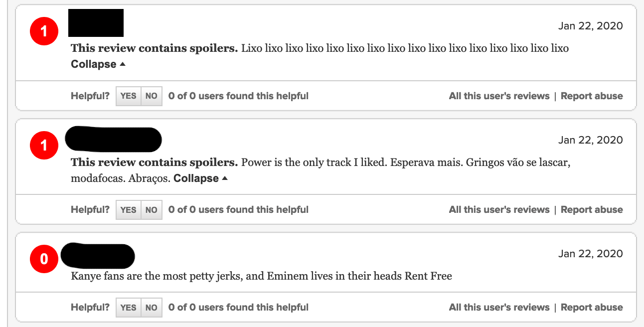 all of these reviews on MBDTF are from day old accounts made to