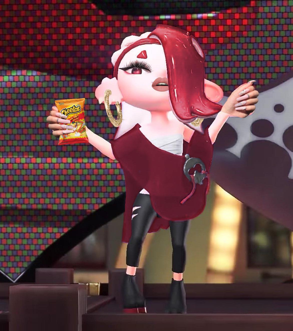 all shiver do is eat hot chip and lie r/splatoon