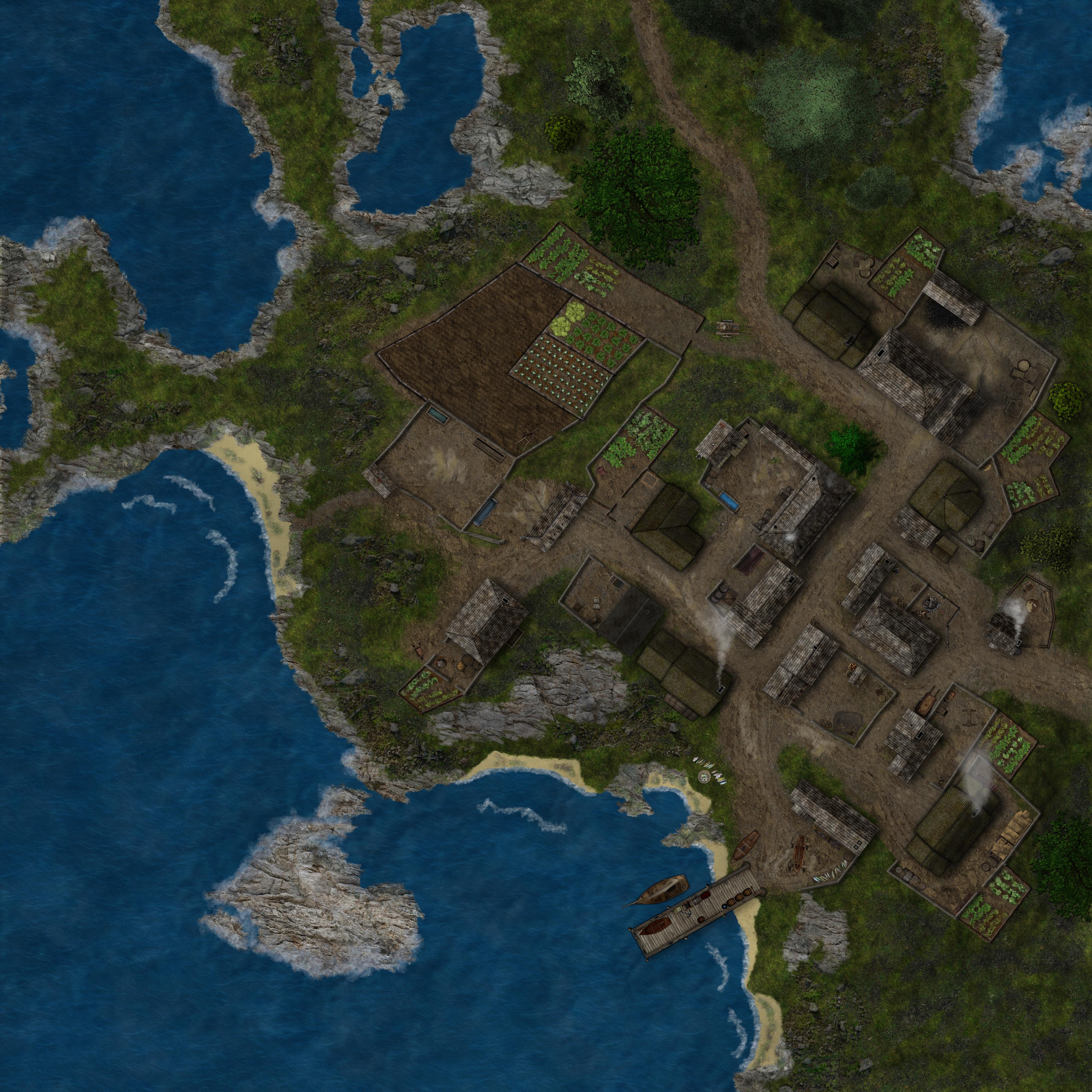 Dnd Fishing Village Collection VFO Village