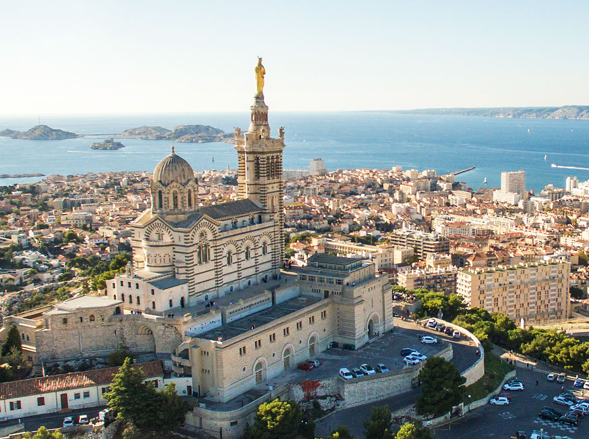 Basilica NotreDame de la Garde of Marseille r/CityPorn