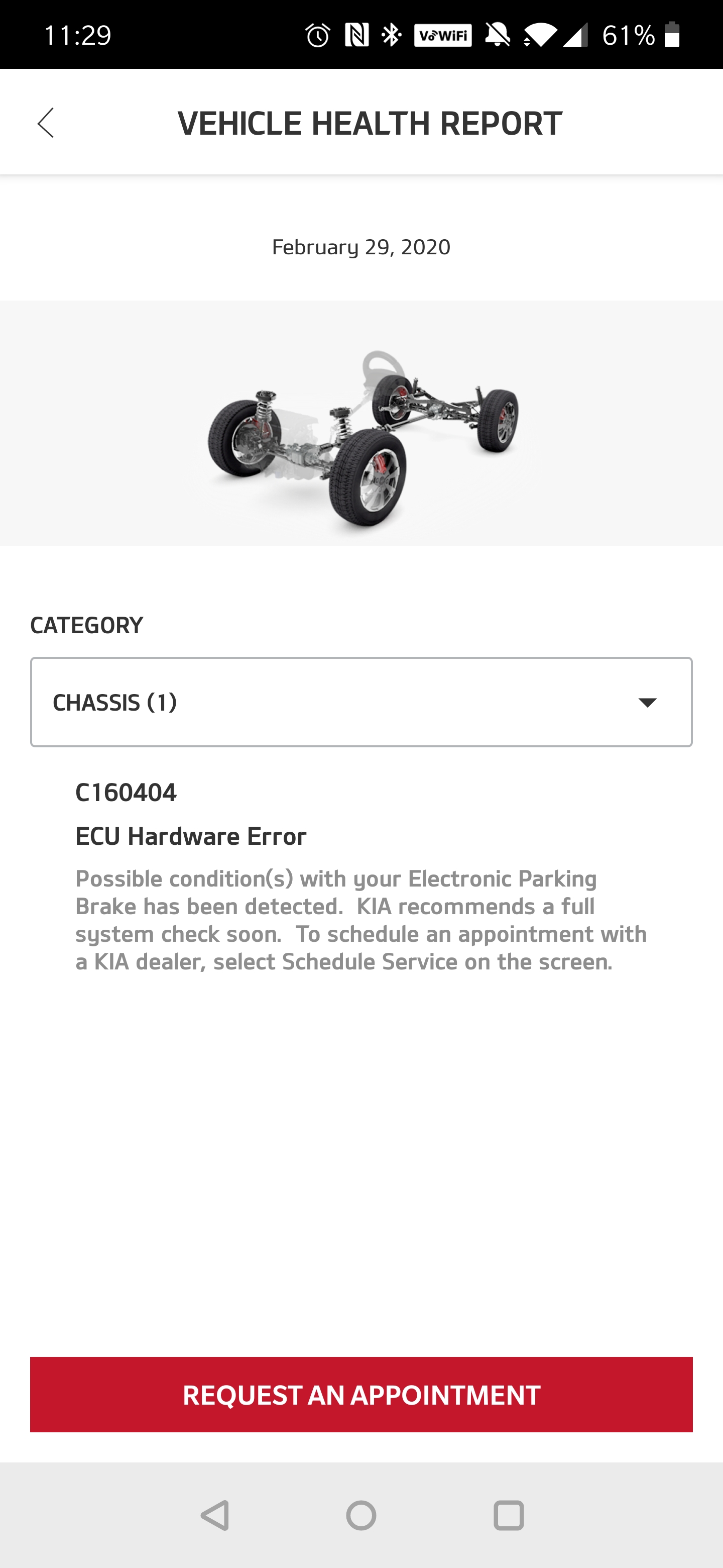 C160404 ECU hardware error r/kia