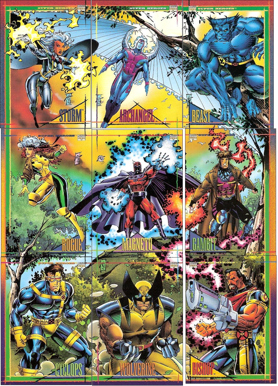 Early 90's Marvel Trading Cards r/nostalgia