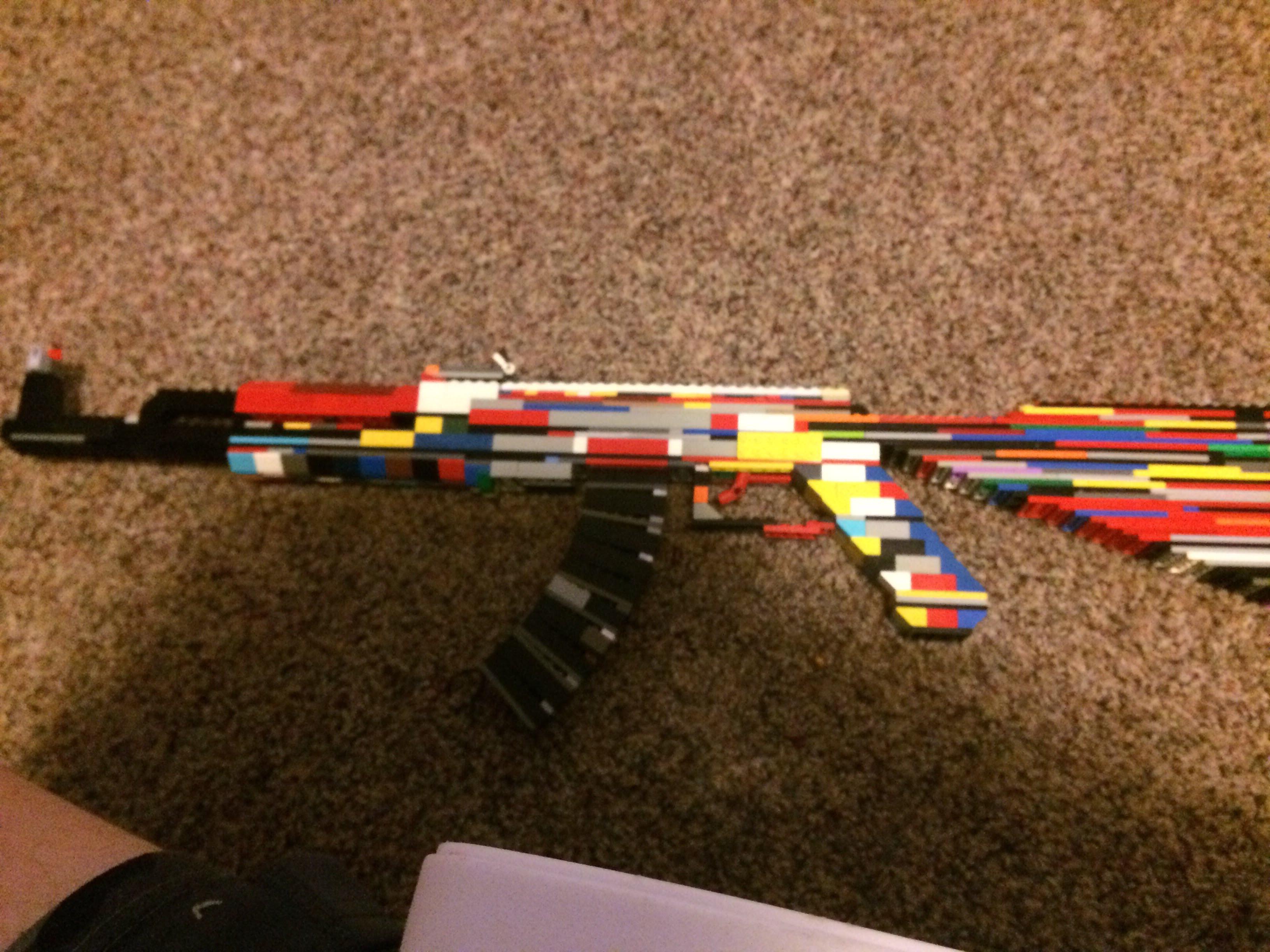My LEGO AK47 that I made a while back r/legoguns