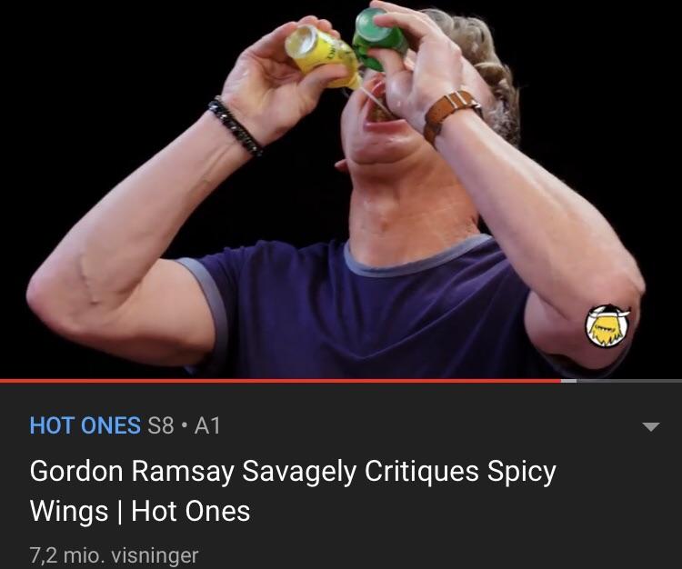 The Gordon Ramsay Hot Ones episode, has gotten a little over 7 million
