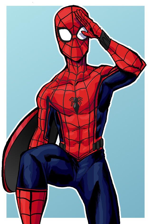 Some Spidey fanart I did to appreciate the original Civil War suit r