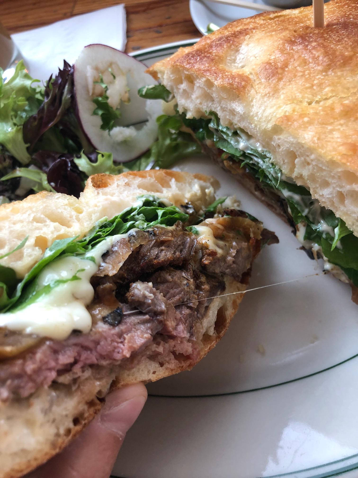 Steak Sandwich from Jackson's Corner in Bend, OR r/eatsandwiches