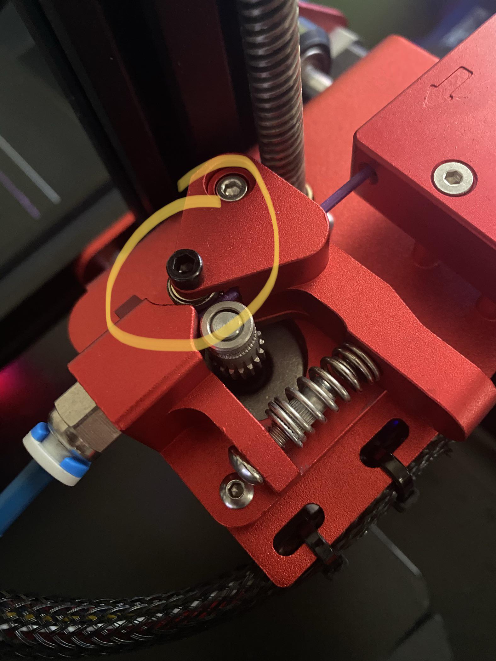 Probably a dumb question but if the extruder gear is chewing up the