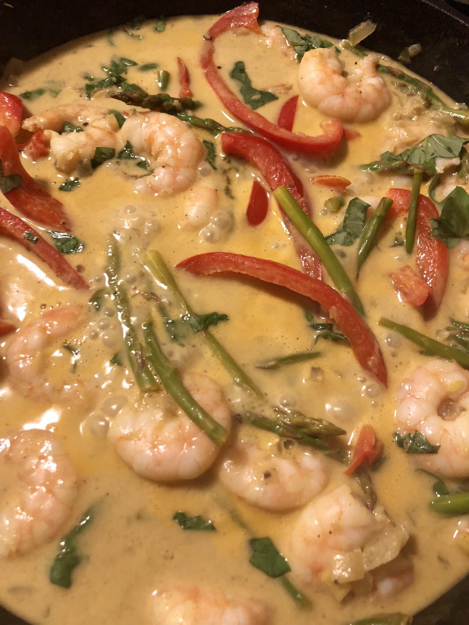 [HOMEMADE] Coconut Shrimp Curry r/food