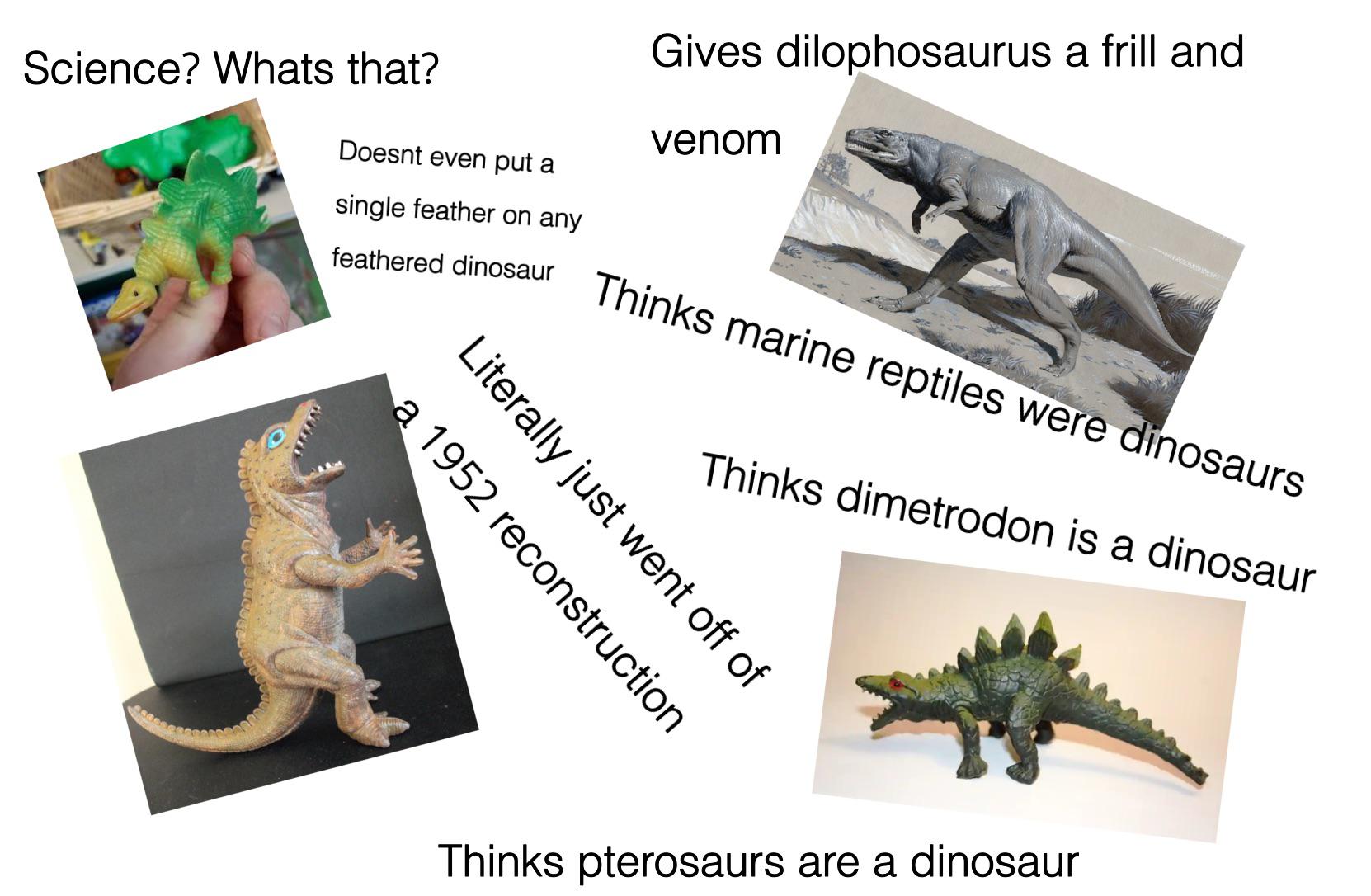 Dollar store toy “dinosaur” starter pack r/starterpacks