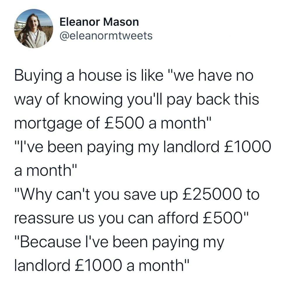Buying a house be like r/WhitePeopleTwitter