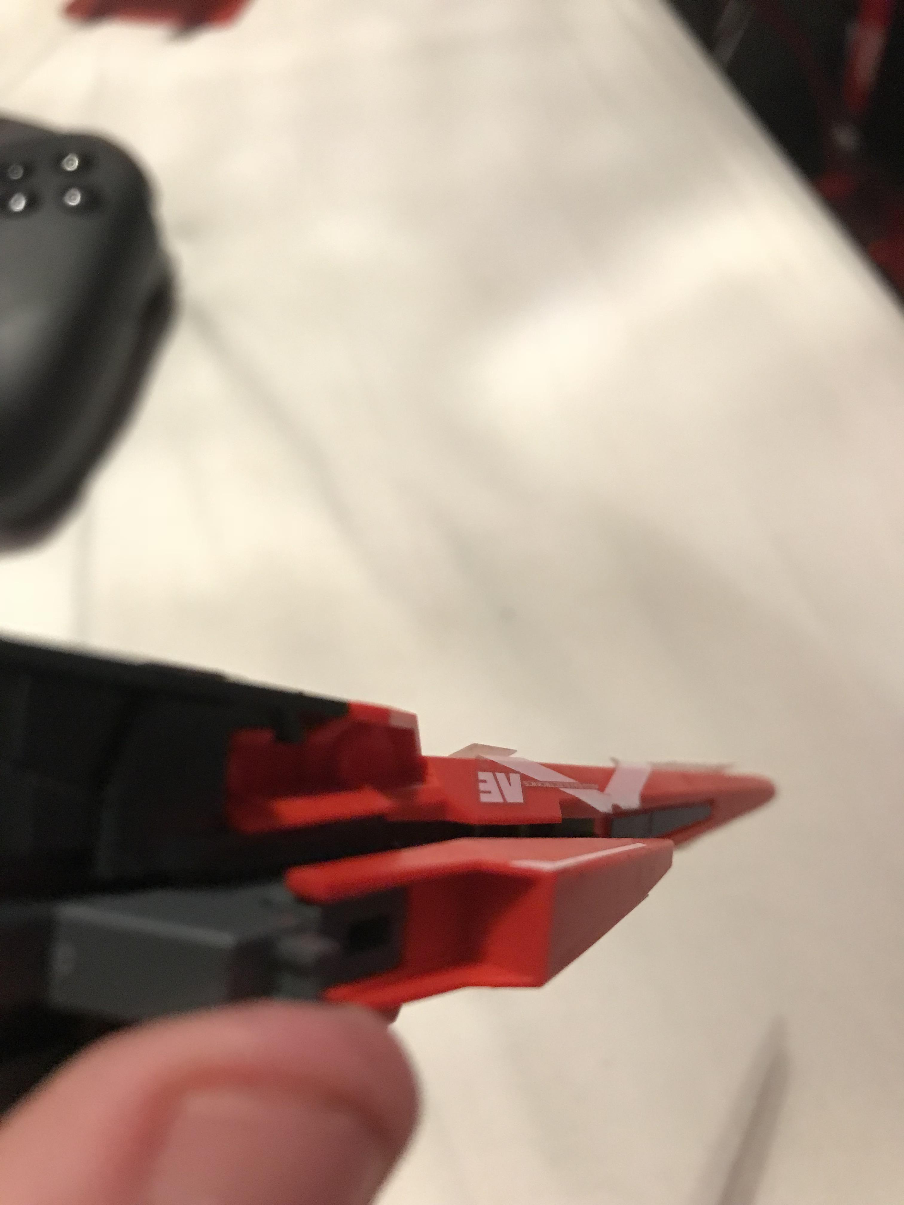 Gundam Delta II stickers peeling just after application, any fixes