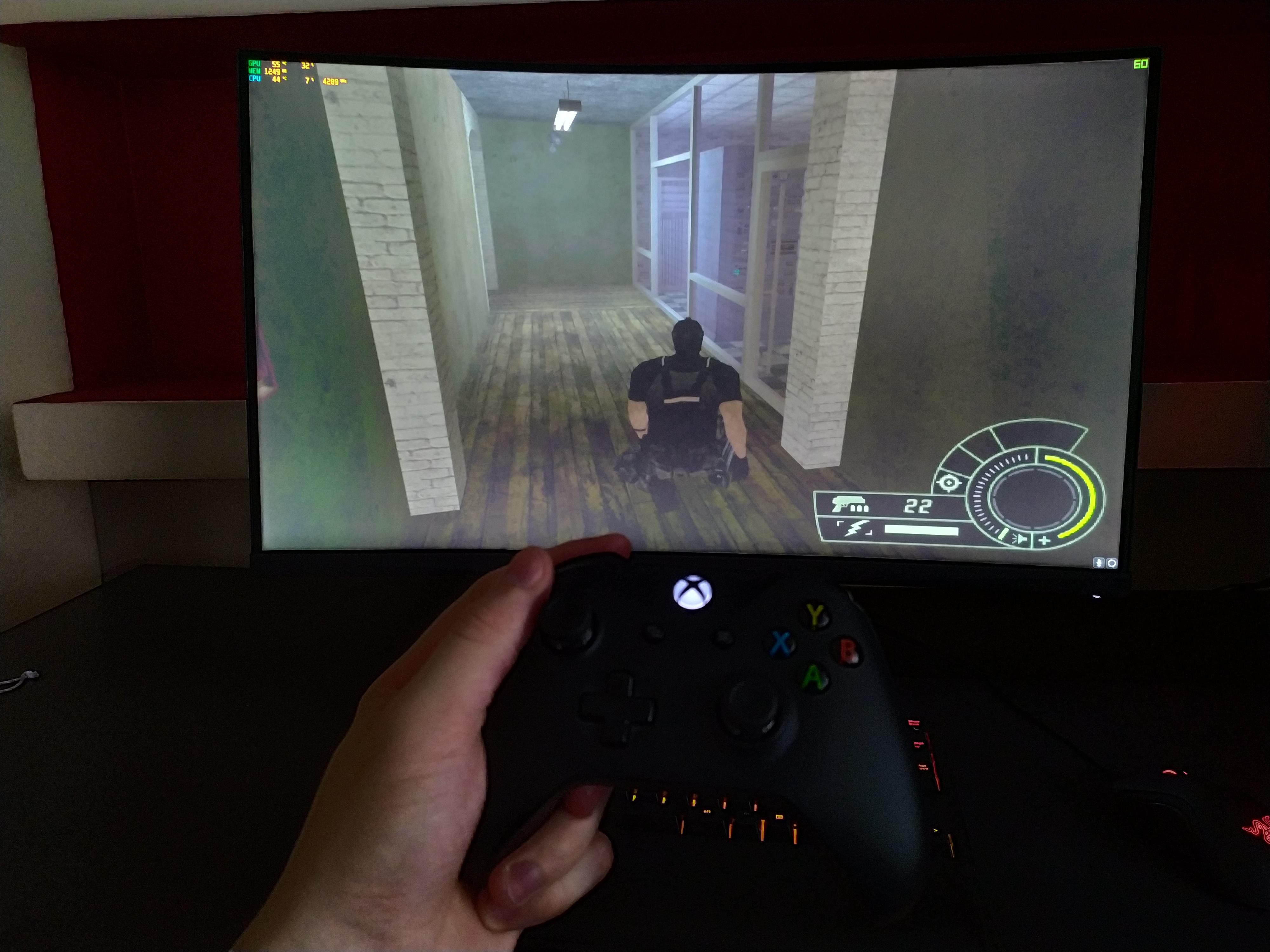 Playing this masterpiece on 32 inches in 1440p feels great Splintercell