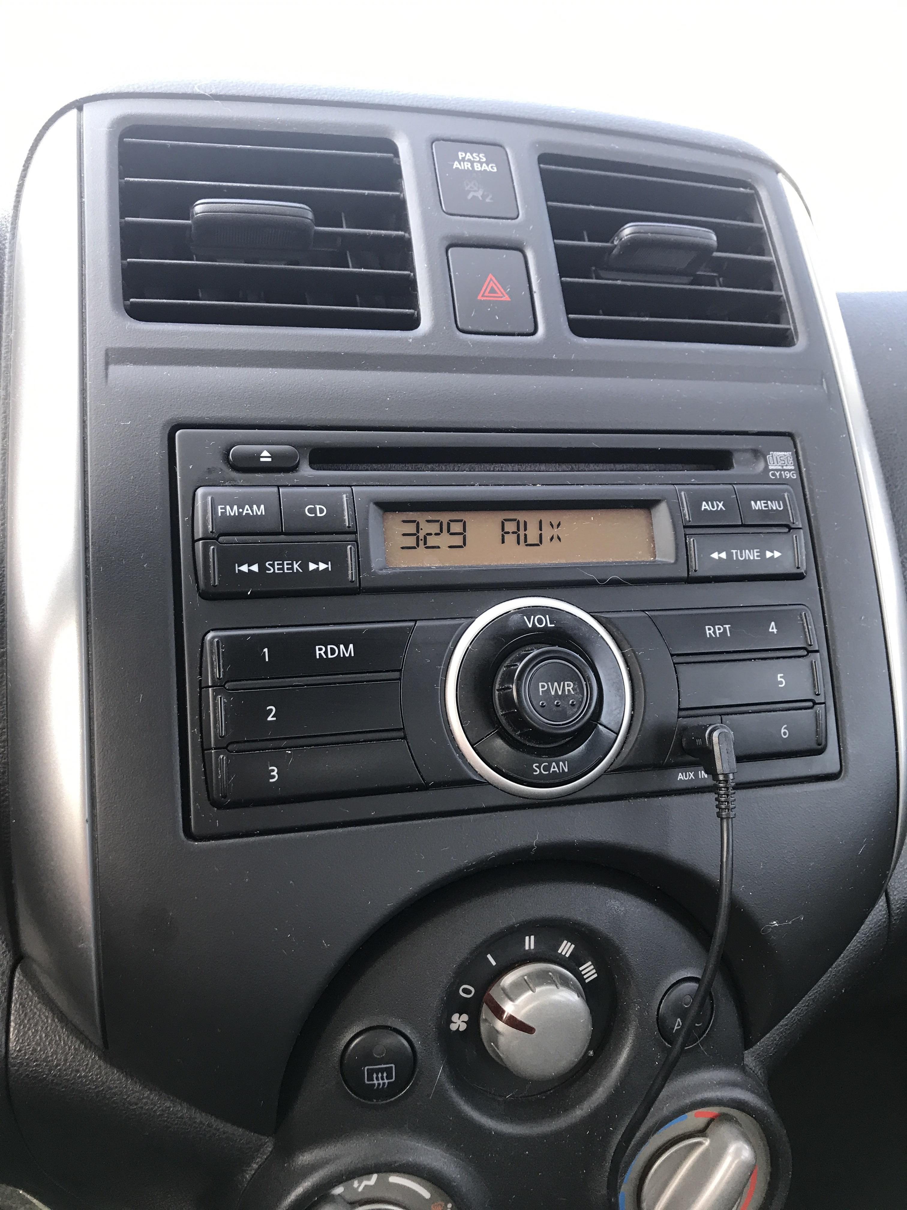 My wife has a 2012 Versa and remarked that she would like a touch